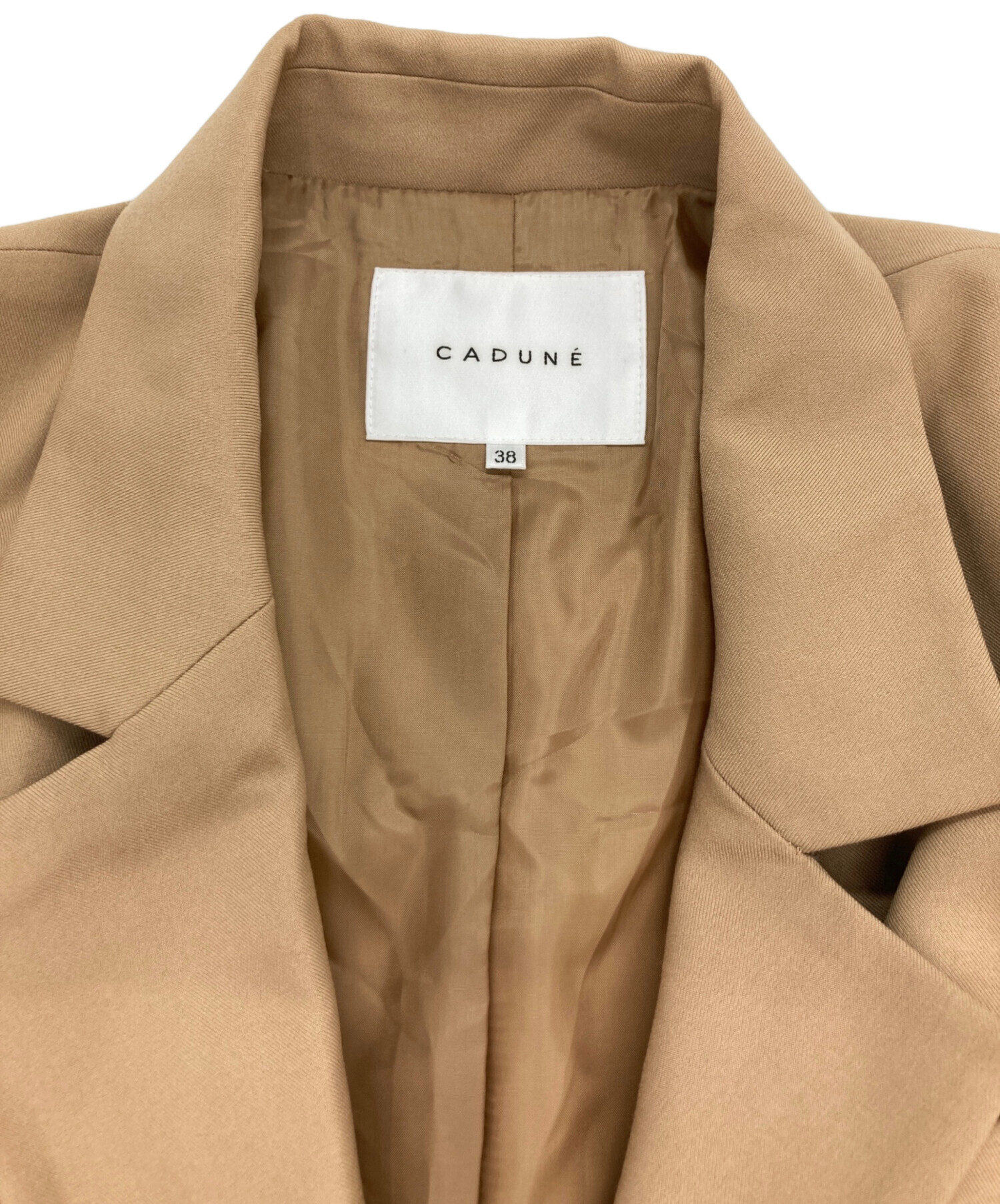 新品未使用タグ付 CADUNE カデュネ 半袖 テーラード ジャケット 新品未使用タグ付 CADUNE カデュネ 半袖 テーラード ジャケット CADUNE