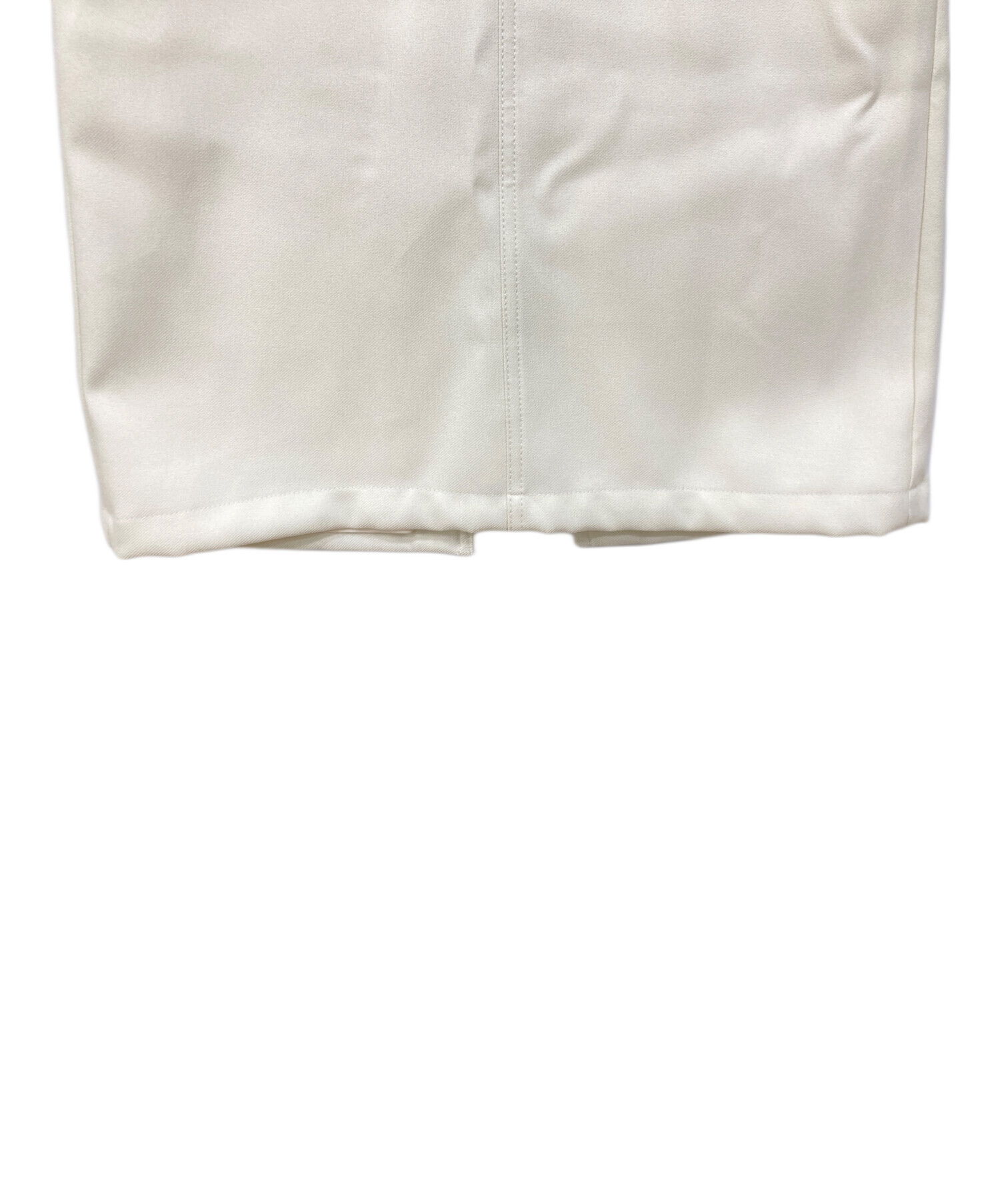 中古・古着通販】CLANE (クラネ) ストレートロングスカート ホワイト