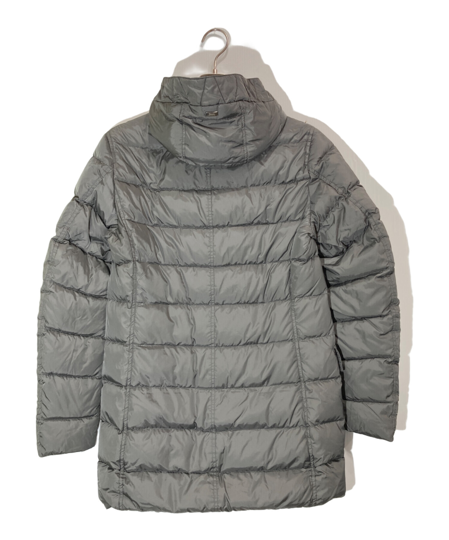 中古・古着通販】HERNO (ヘルノ) ダウンコート グレー サイズ:42