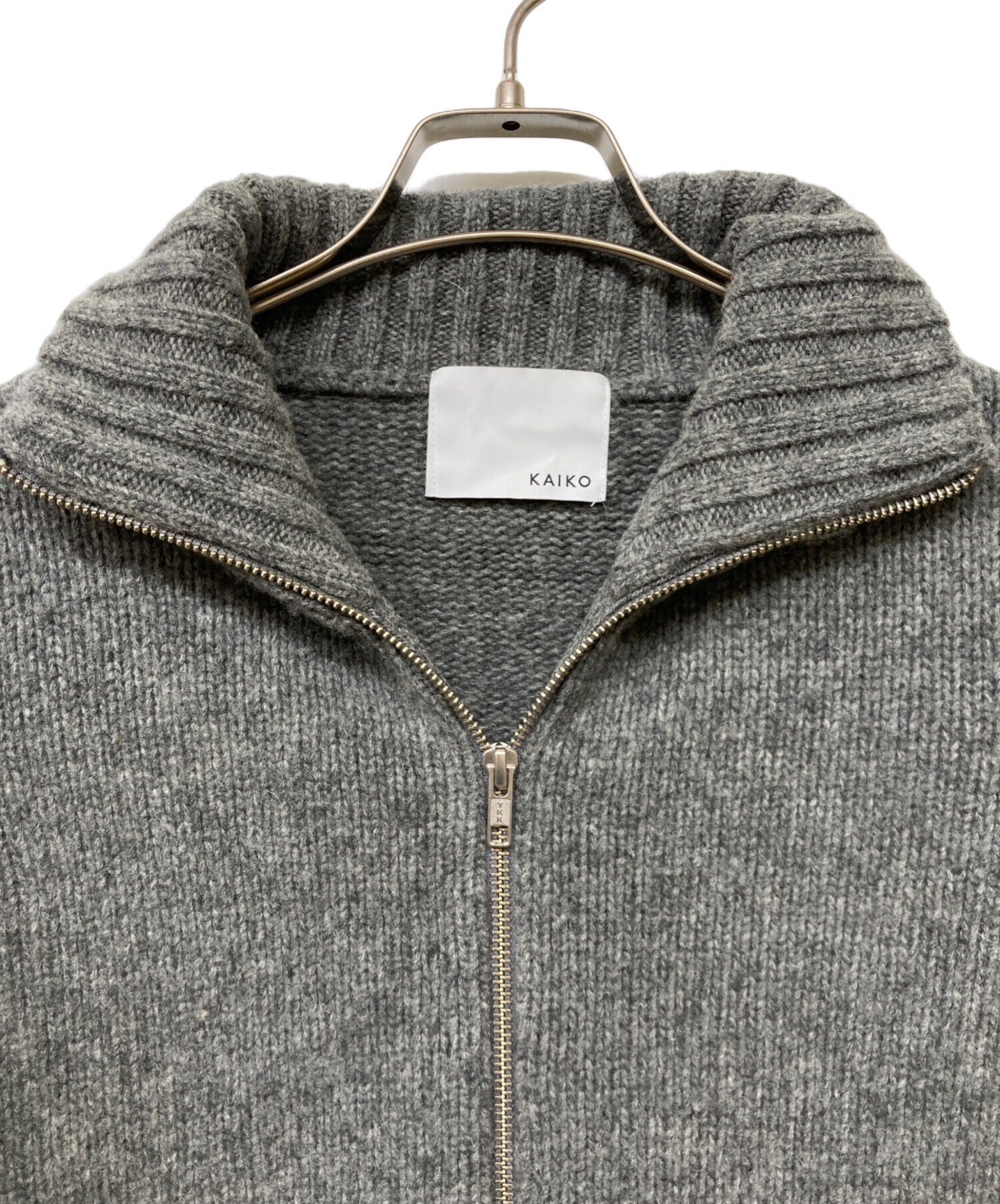 中古・古着通販】kaiko (カイコー) 23AW SHRINK ZIP CARDIGAN