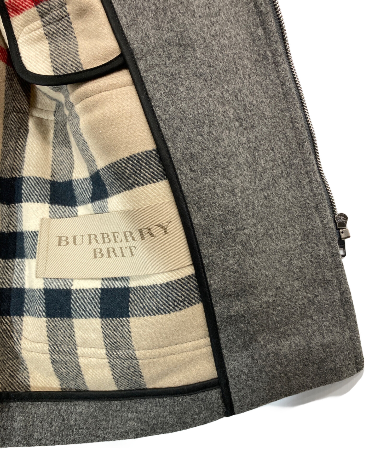 中古・古着通販】BURBERRY BRIT (バーバリーブリット) ダッフルコート