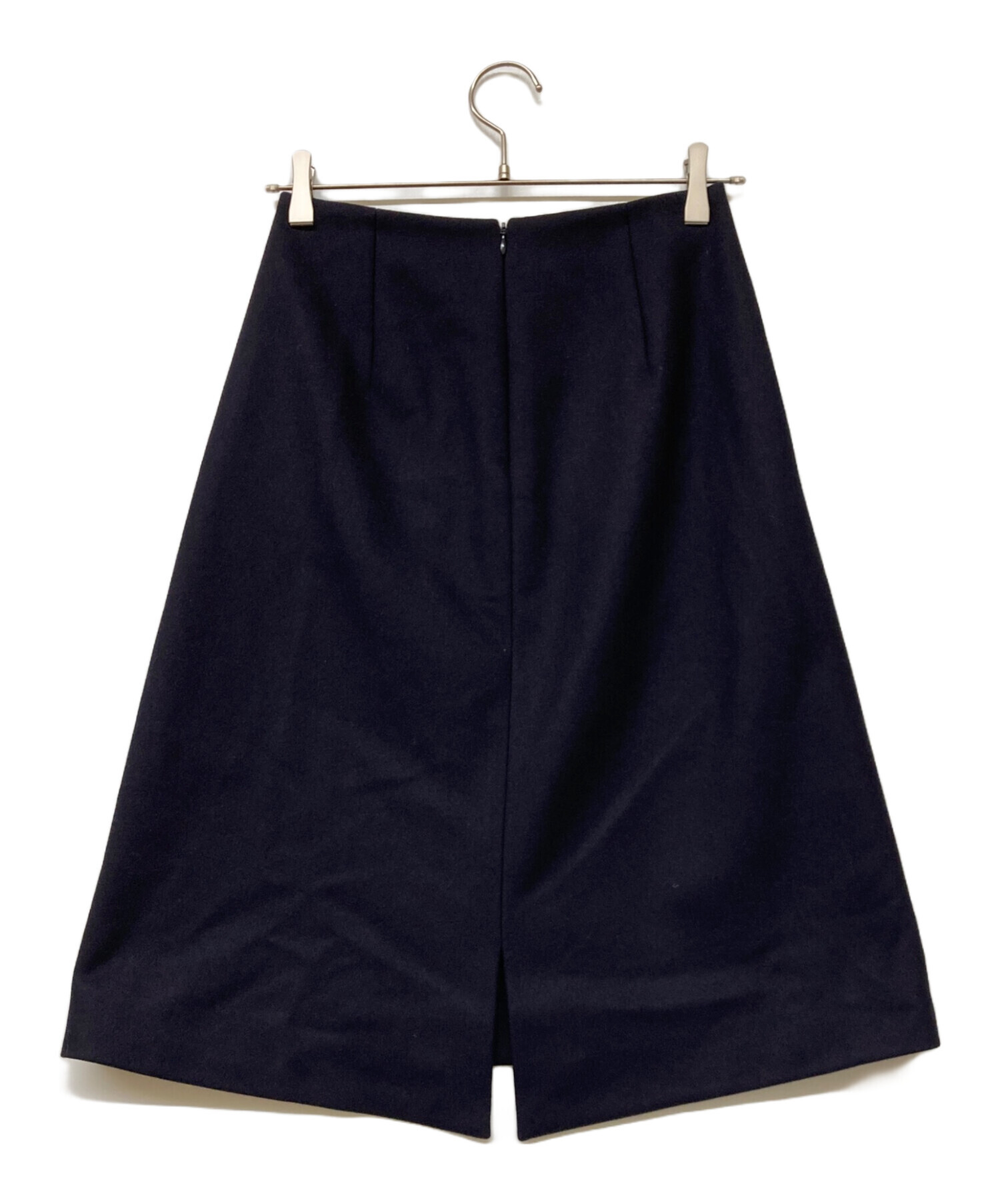 ジルサンダー　JIL SANDER スカート　サイズ 中古・古着通販】JIL SANDER NAVY (ジルサンダー ネイビー) ウール