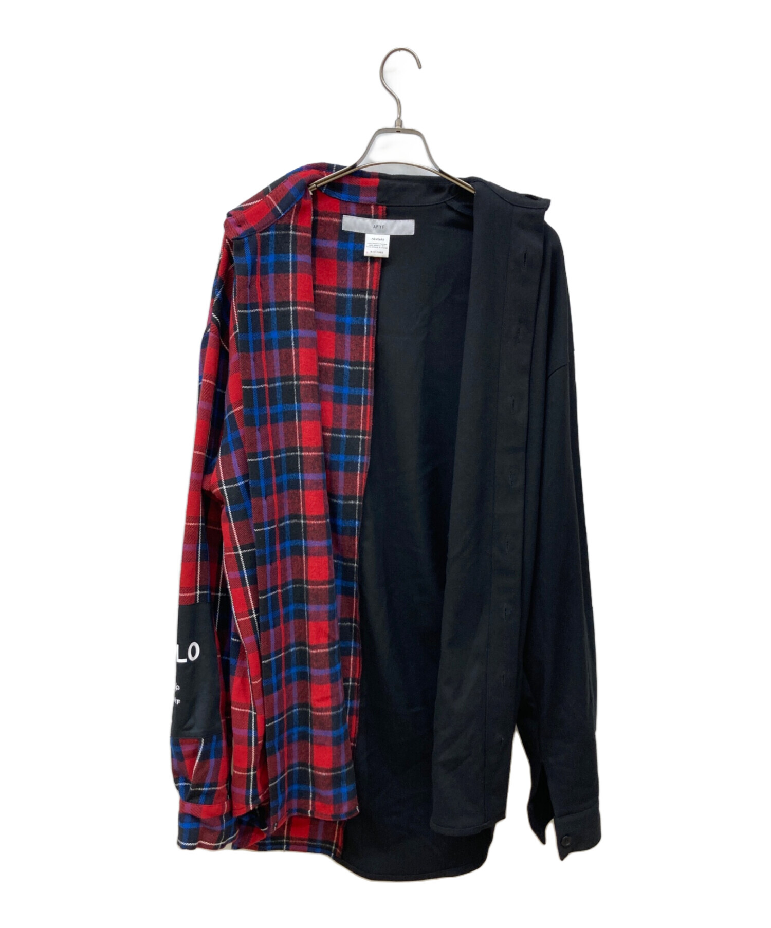 中古・古着通販】rovtski (ロフトスキー) HEAVY CHECKPATCH LONG