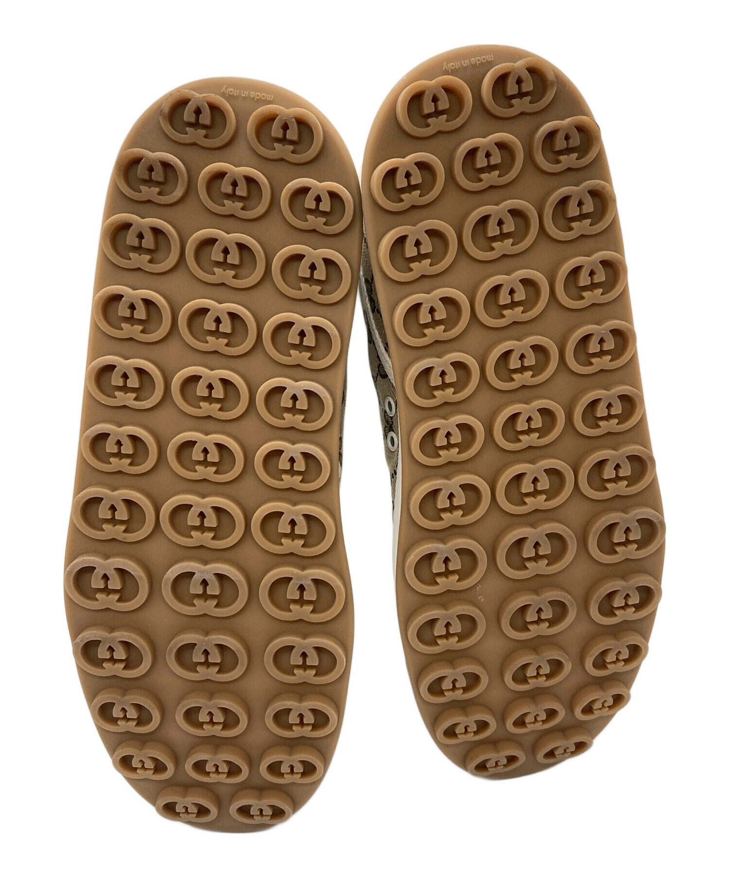 中古・古着通販】GUCCI (グッチ) ハイカットスニーカー ベージュ 