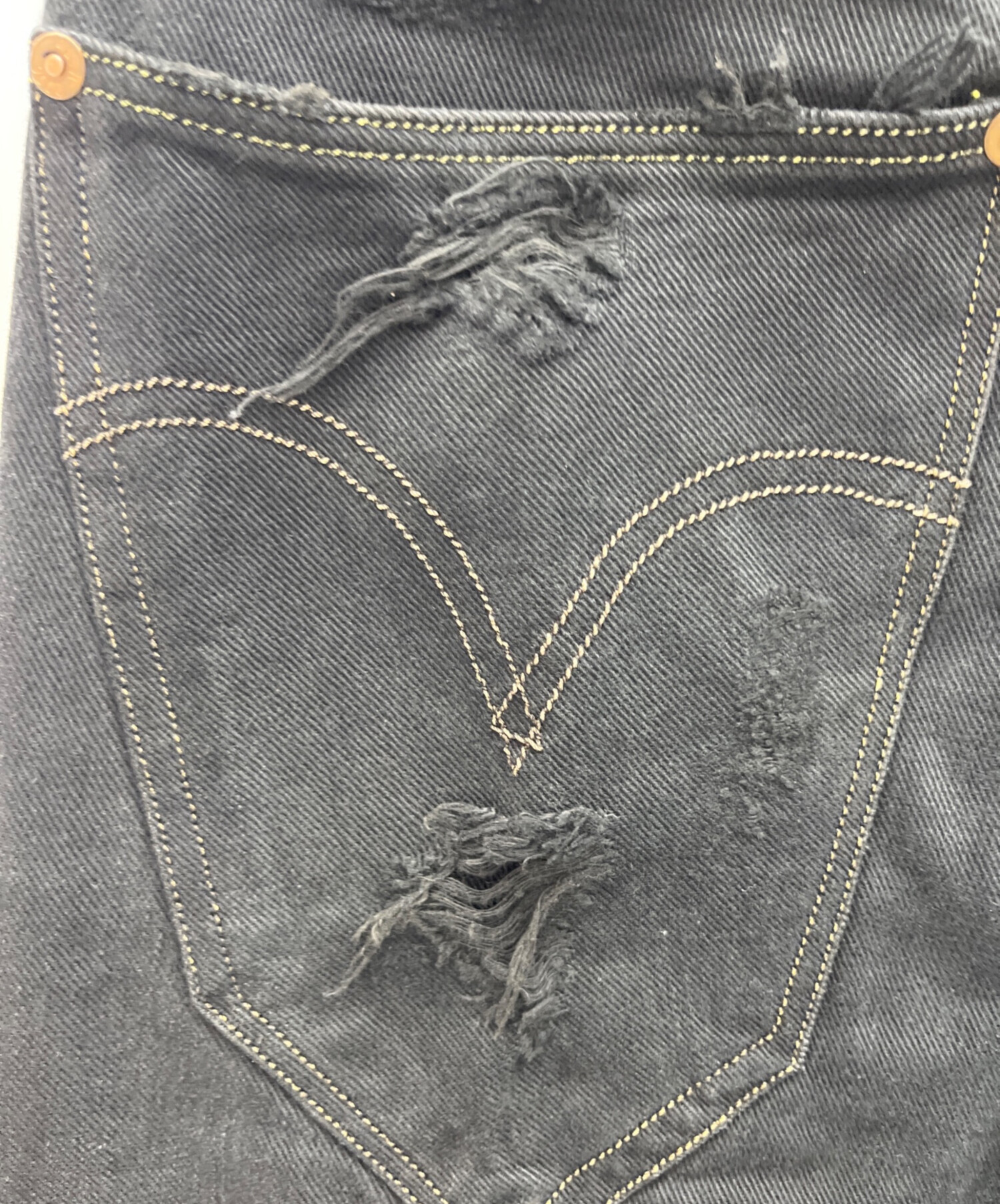 中古・古着通販】LEVI'S RED (リーバイス レッド) ダメージ加工デニム