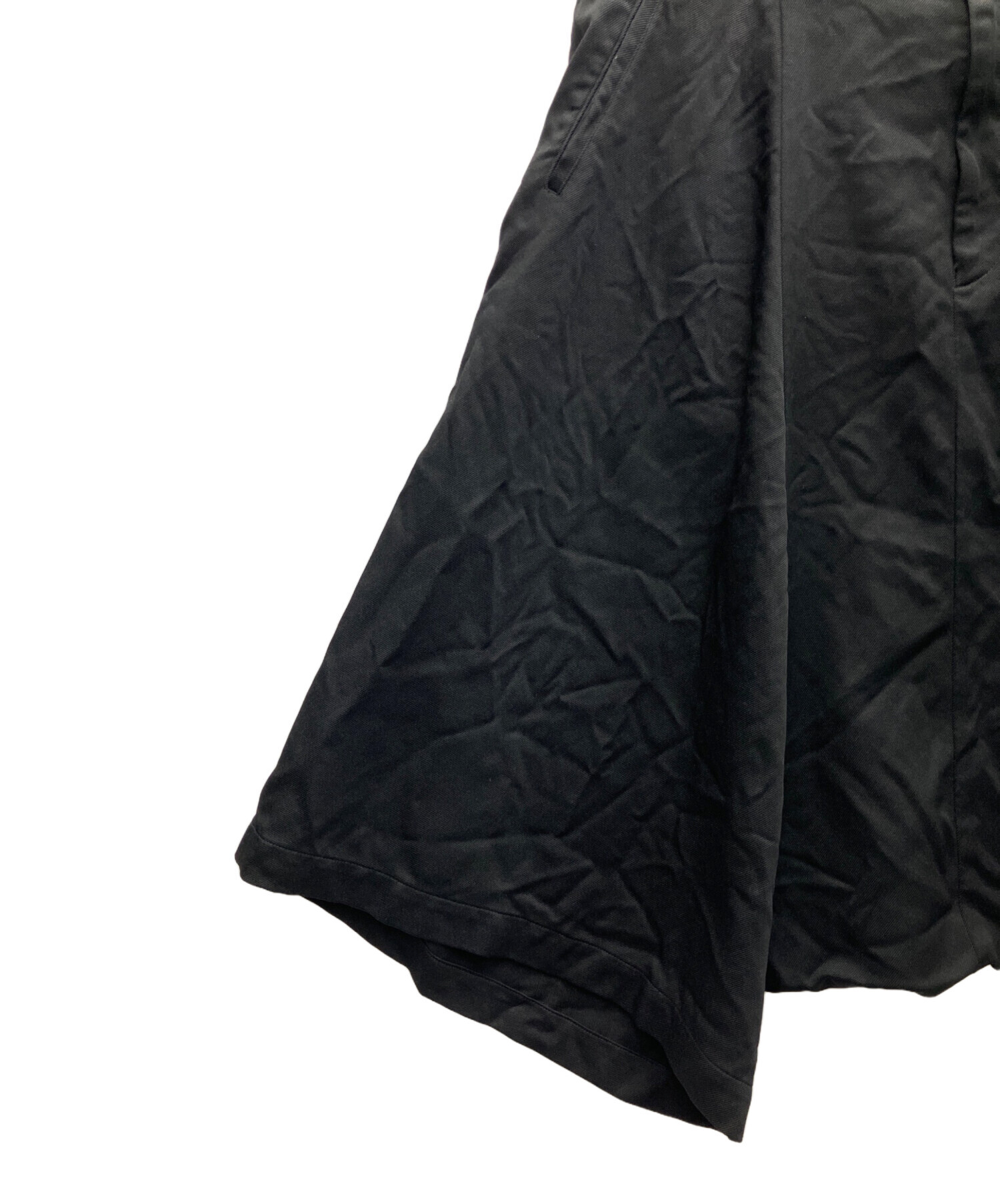ブラックコムデギャルソン　サルエルパンツ　サイズM ブラック　ポリ縮 中古・古着通販BLACK COMME des GARCONS (ブラック ブラック