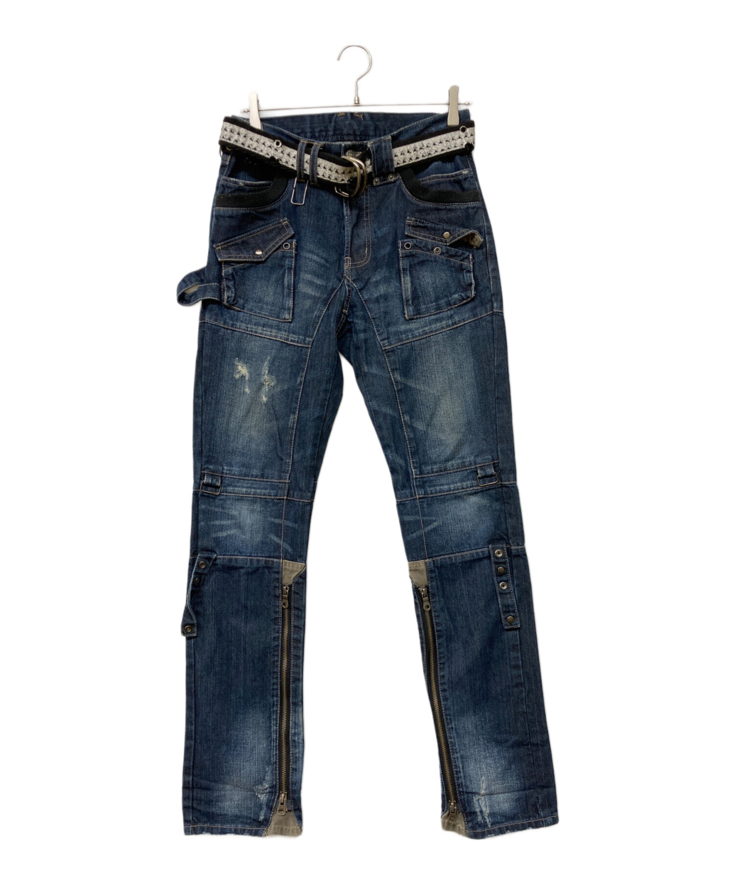 中古・古着通販】PPFM (ピーピーエフエム) 00s Y2K BONDAGE PANTS