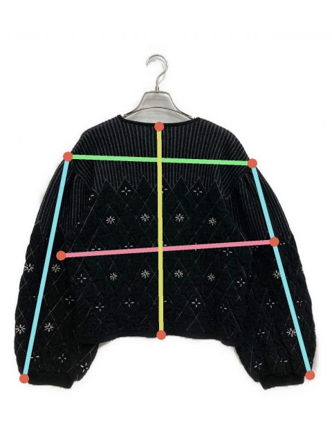 TGOR トゴールQuilting flower beads cardigan tyn.TGOR / トゴール