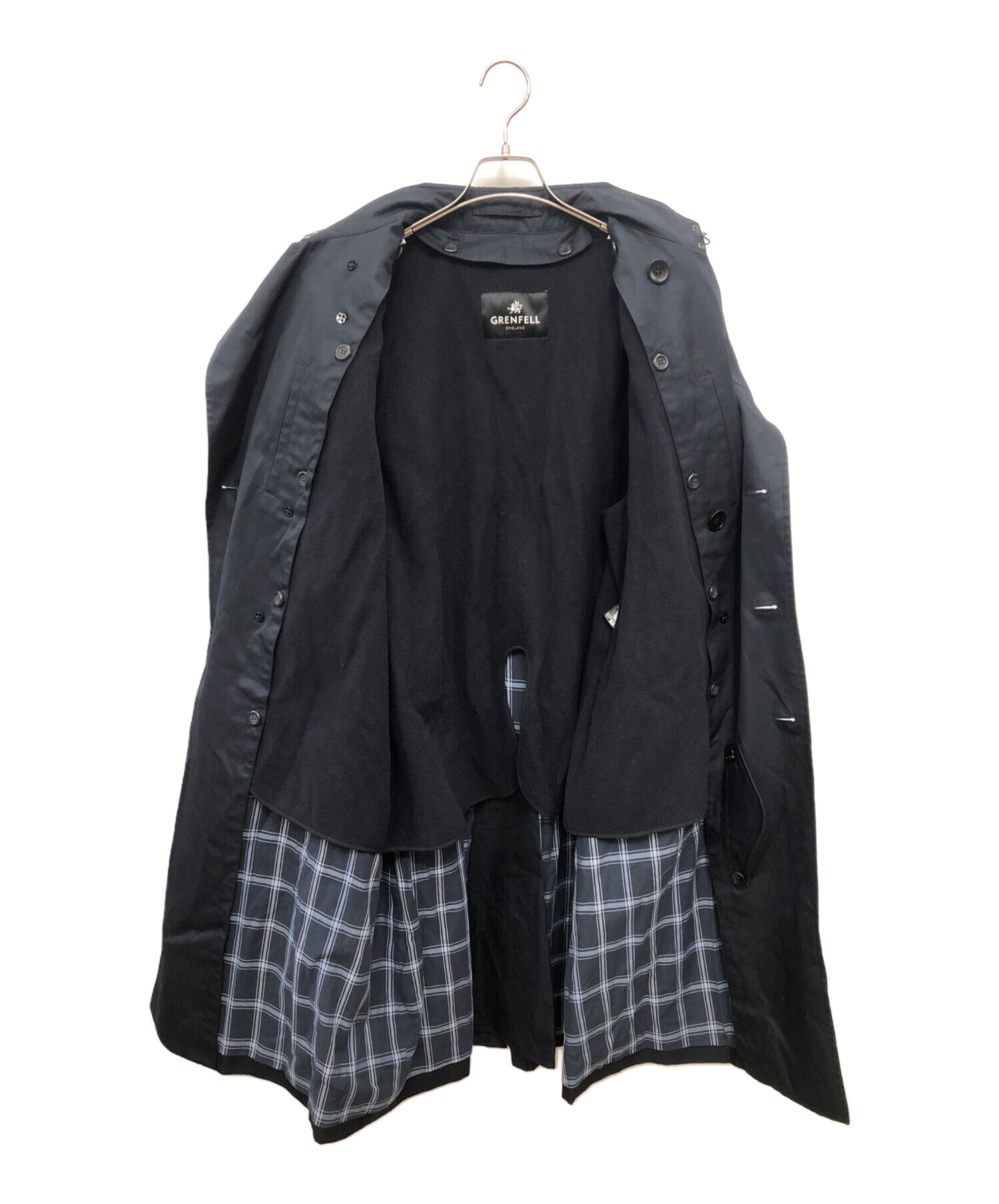 中古・古着通販】GRENFELL (グレンフェル) カシミア混ライナー付き