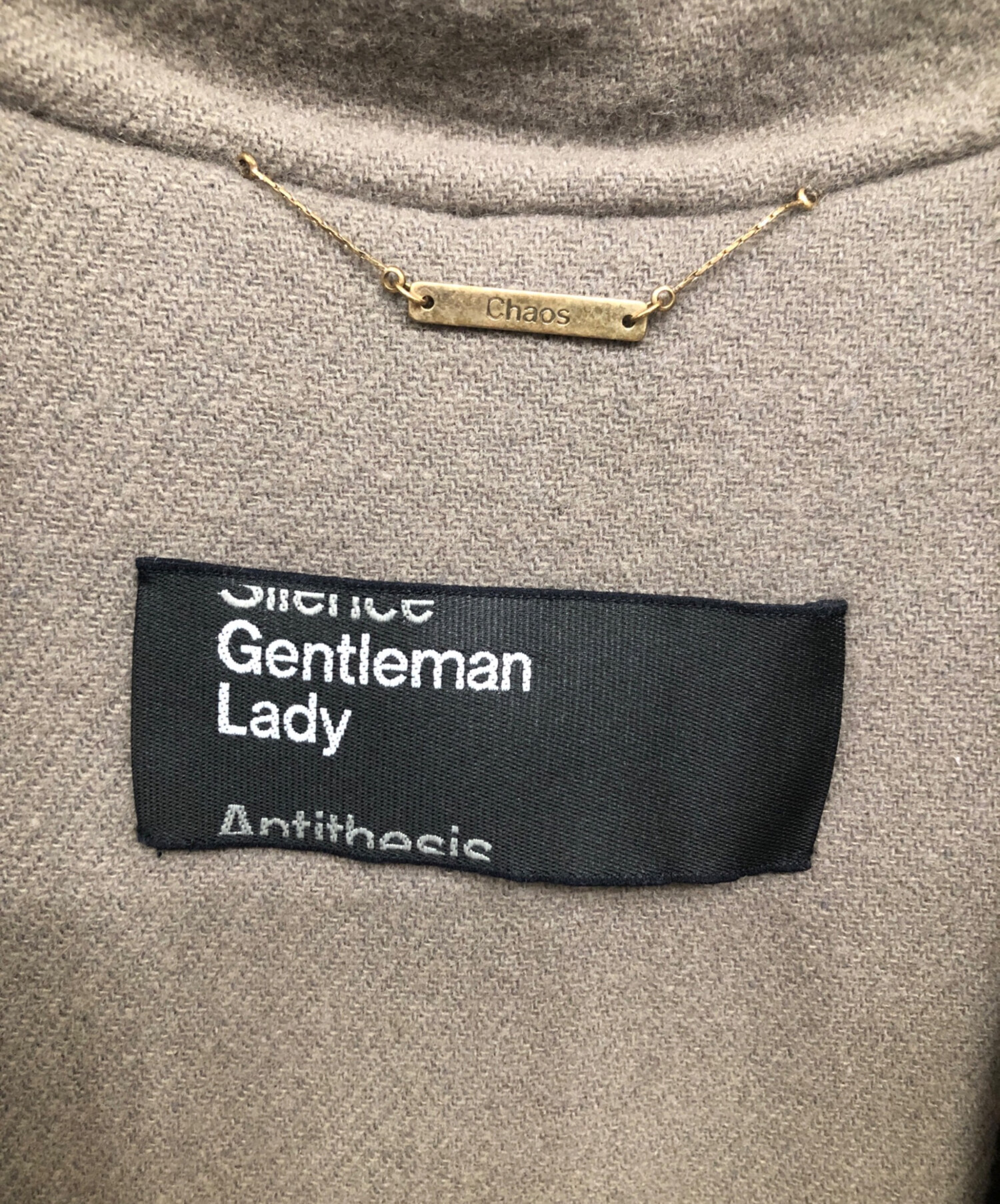 中古・古着通販】CHAOS (カオス) スーペリアダブルコート ベージュ