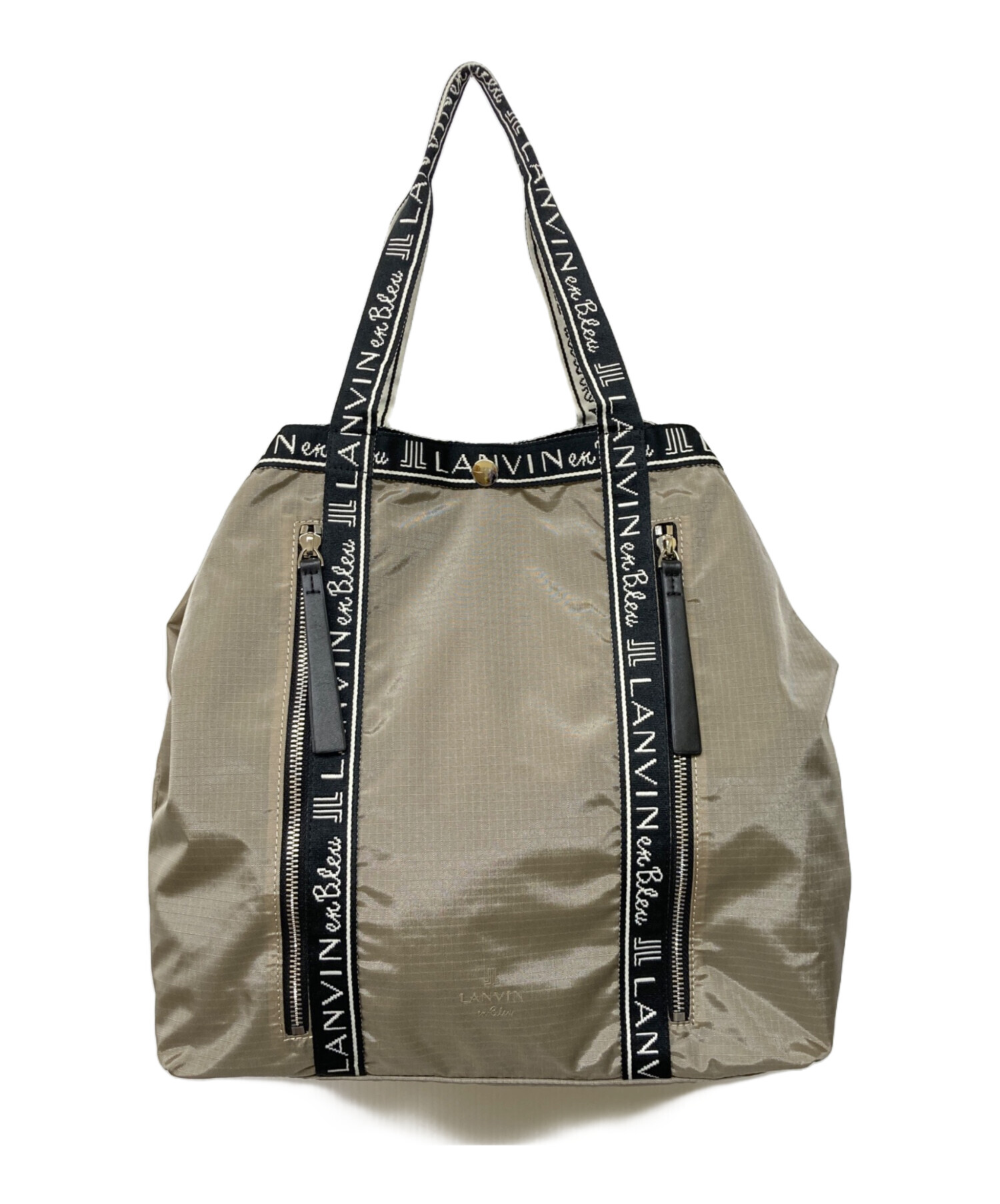 LANVIN en Bleu オリーブグリーン トートバッグ　未使用 中古・古着通販】LANVIN en Bleu (ランバンオンブルー) トートバッグ