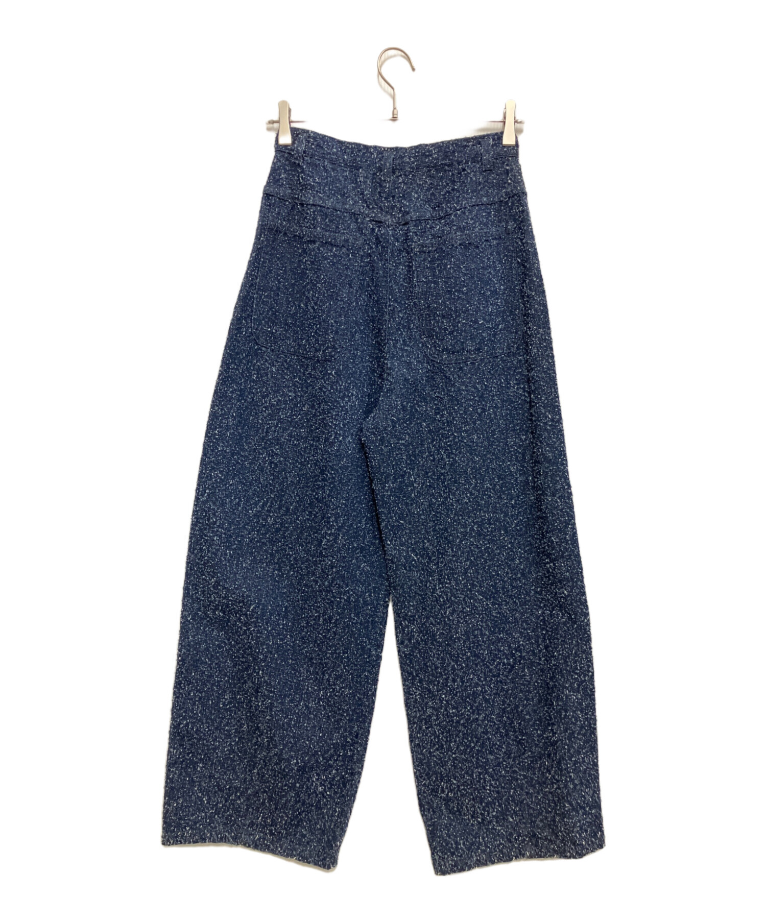 中古・古着通販】AMERI (アメリ) MEDI SCRATCH OVAL WIDE DENIM ブルー