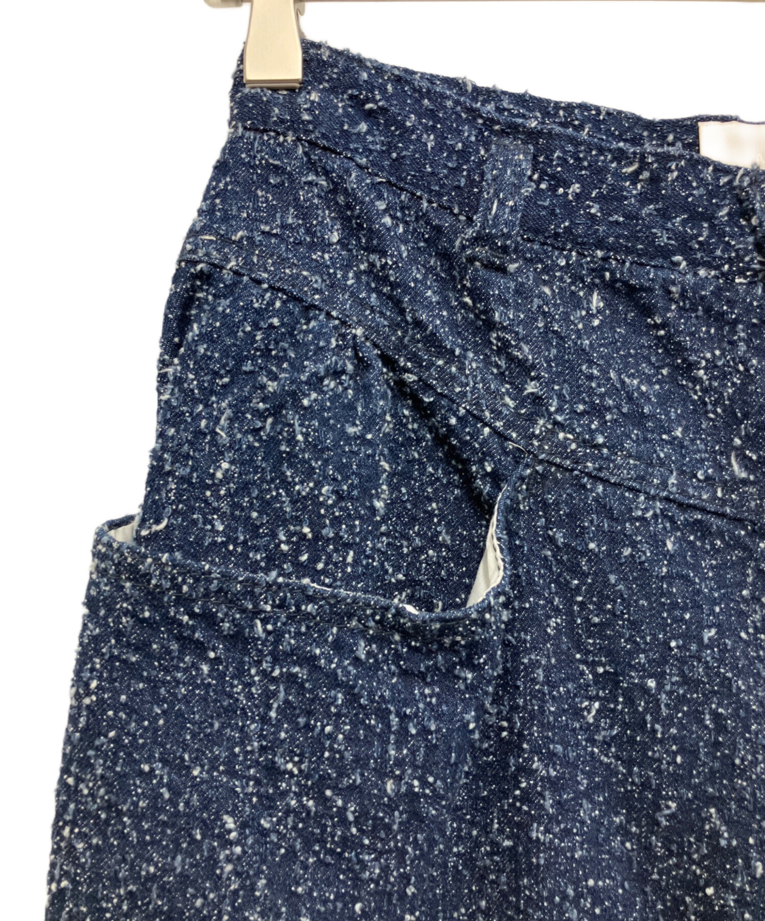 中古・古着通販】AMERI (アメリ) MEDI SCRATCH OVAL WIDE DENIM ブルー
