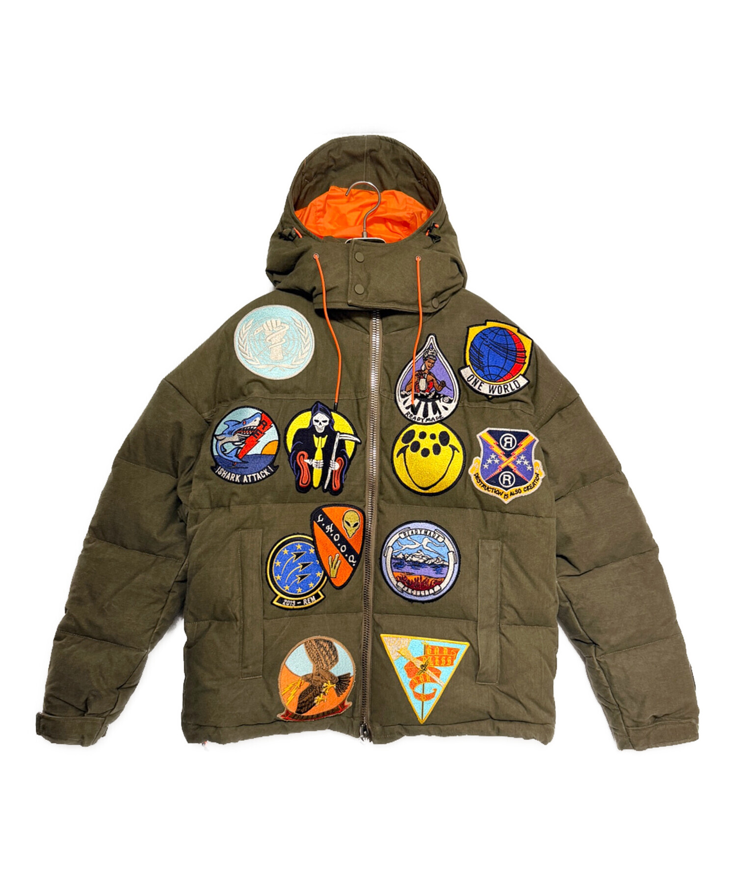 中古・古着通販】READYMADE (レディメイド) DOWN JACKET MADE FROM