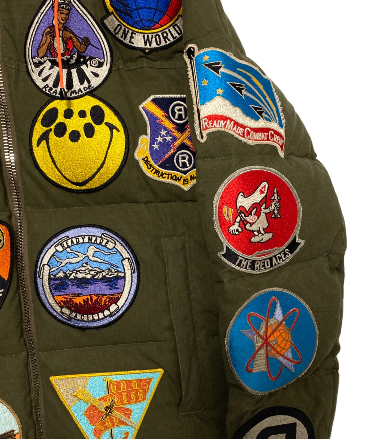 中古・古着通販】READYMADE (レディメイド) DOWN JACKET MADE FROM