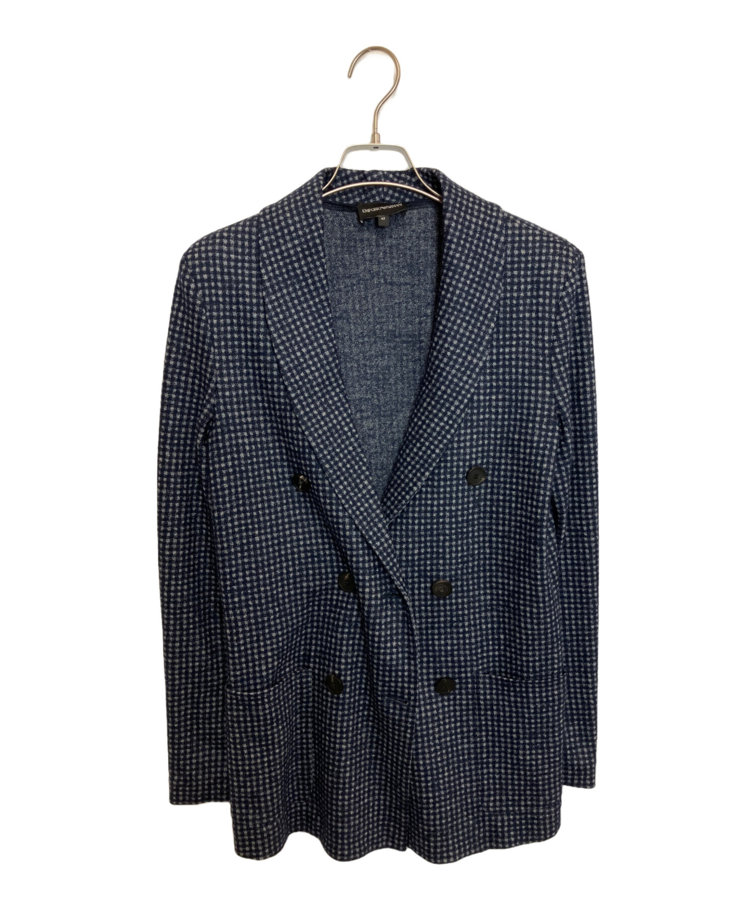 新品 エンポリオアルマーニ 極上100%ダブルカシミアジャケット52 中古・古着通販】EMPORIO ARMANI (エンポリオアルマーニ) ダブル