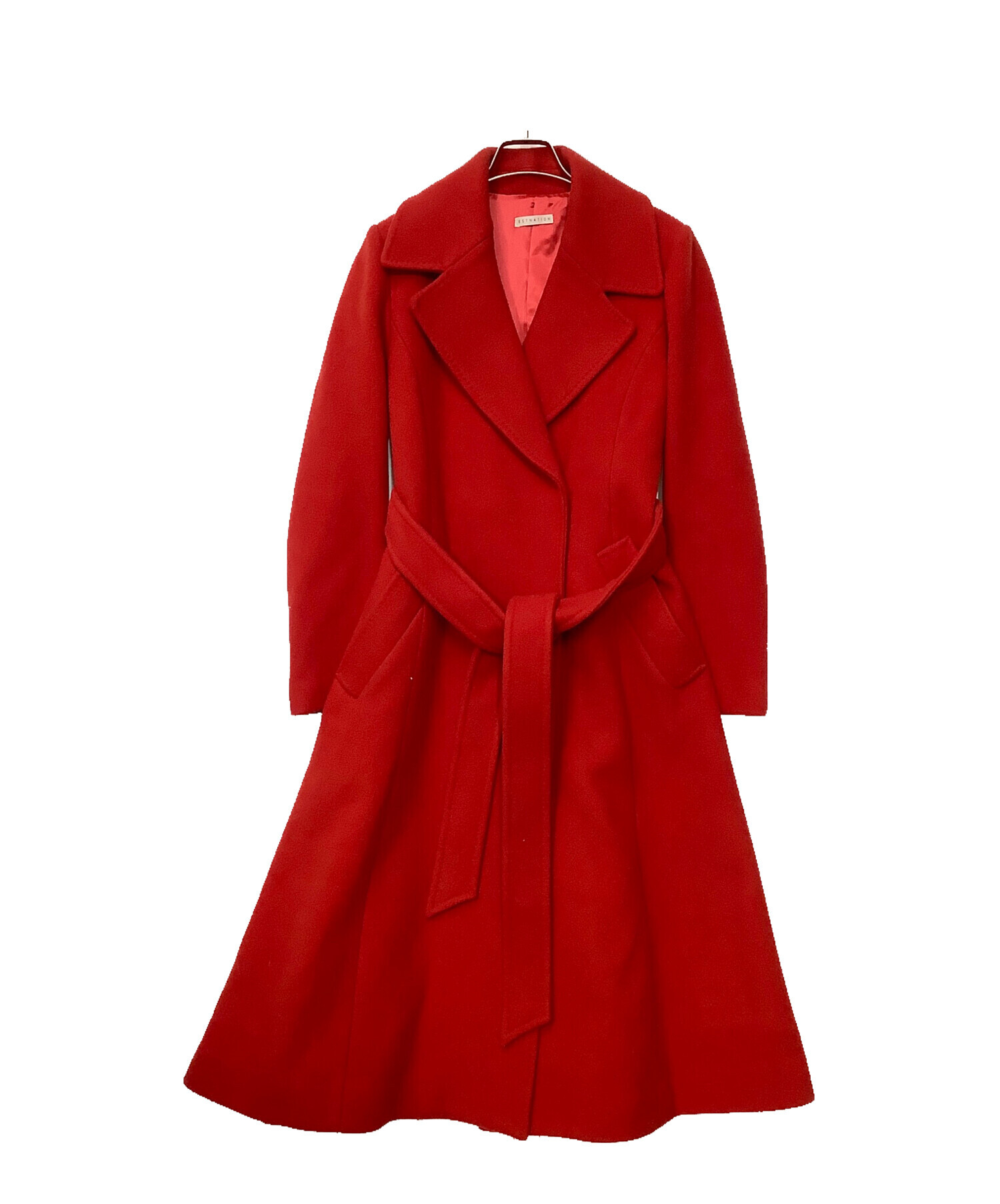 エストネーション　赤いダブルブレストウールコート エストネーション 赤いダブルブレストウールコート コート 商品一覧