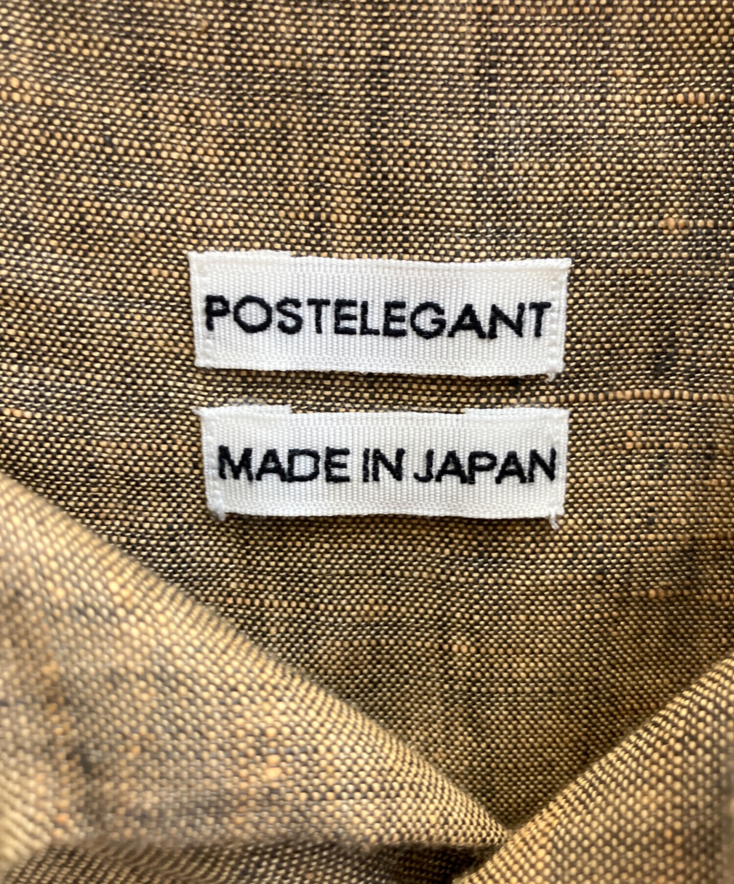 中古・古着通販】POSTELEGANT (ポステレガント) LINEN CHAMBRAY SHIRT