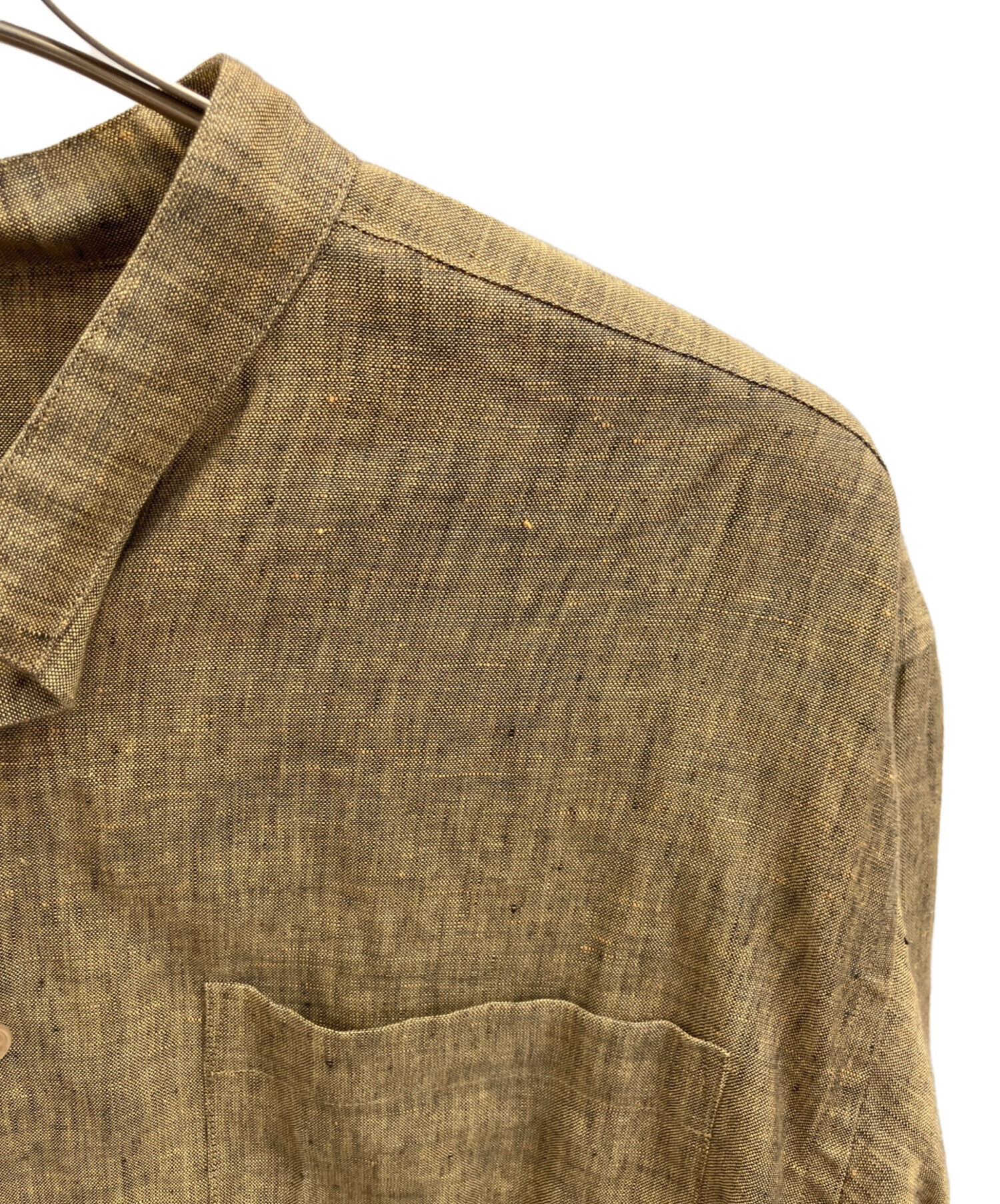 中古・古着通販】POSTELEGANT (ポステレガント) LINEN CHAMBRAY SHIRT
