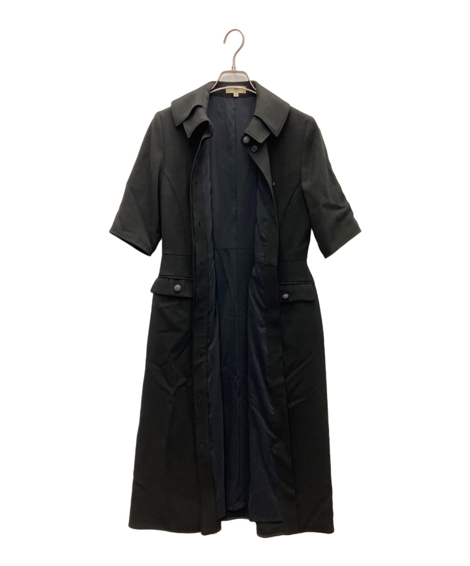 mowl M+ エムプラス　トリプルブラック　Mダブルブラックセット 中古・古着通販】MW (エムダブリュー) ダブルカラー ドレス ブラック