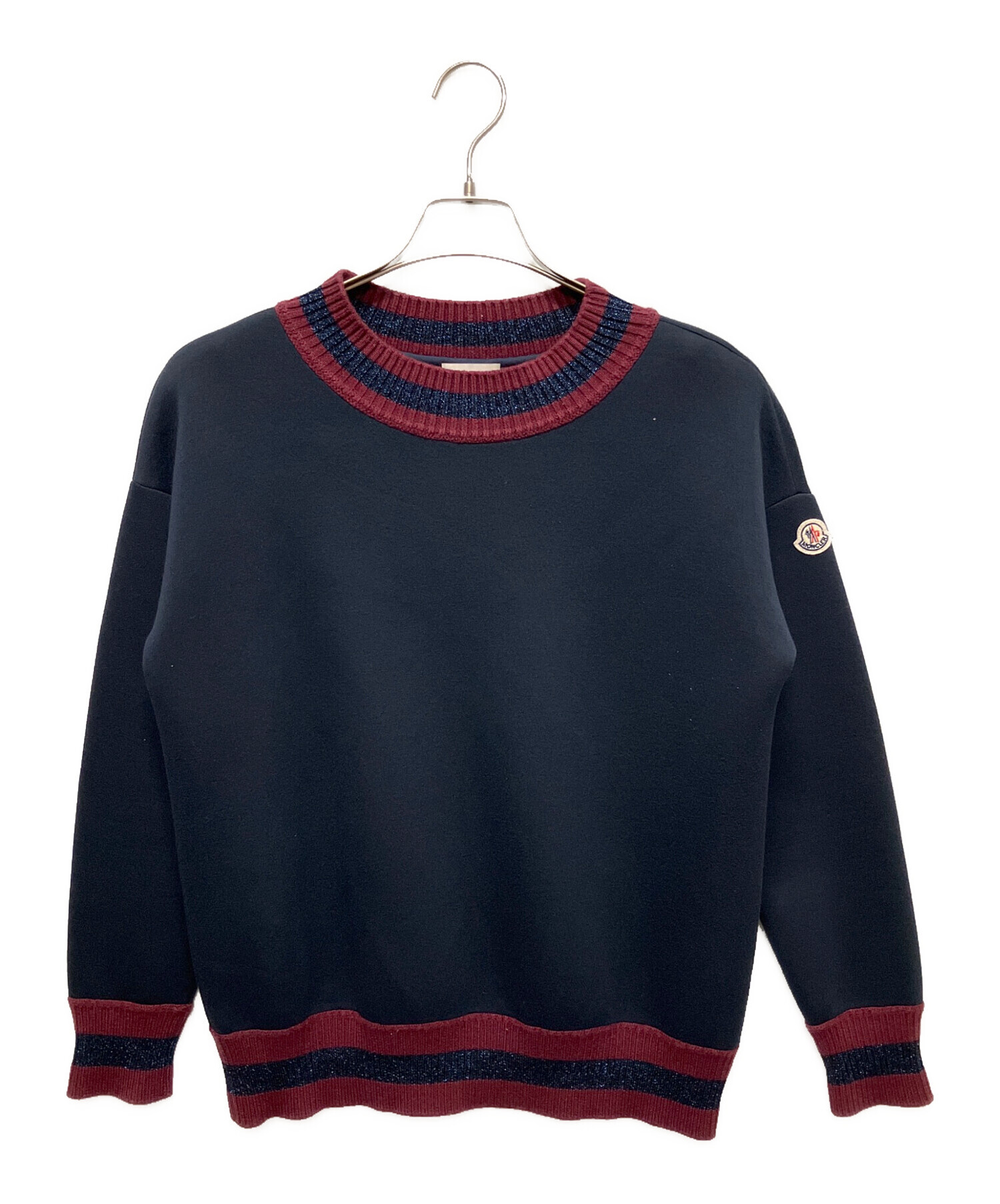 MONCLER モンクレール　スウェット L ネイビー色 紺色 ネイビーブルー スウェットシャツ : Sweatshirts 向けの Men