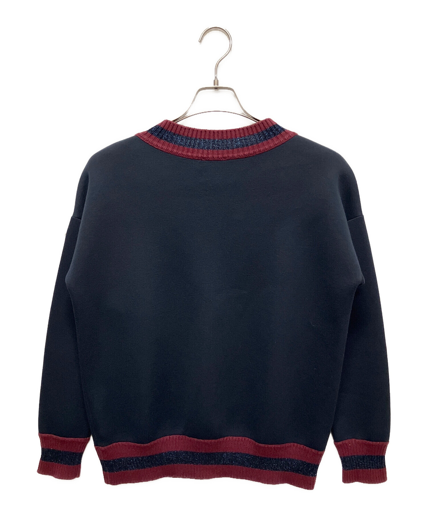 MONCLER バーガンディ ロゴ ハイネックセーター 中古・古着通販】MONCLER (モンクレール) Moncler High-Neck