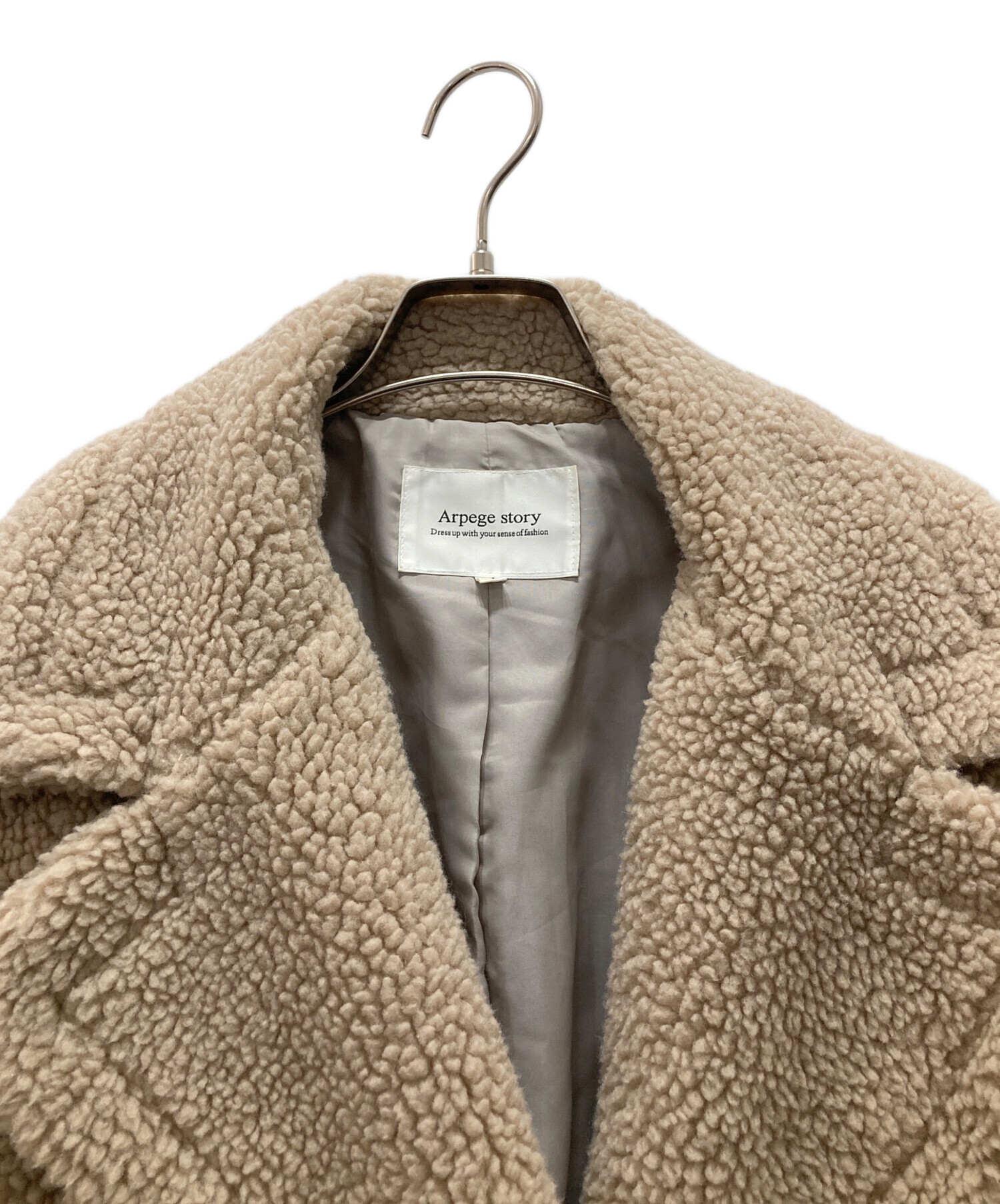 Arpege story ボアコート 中古・古着通販】Arpege story (アルページュストーリー) ボアコート