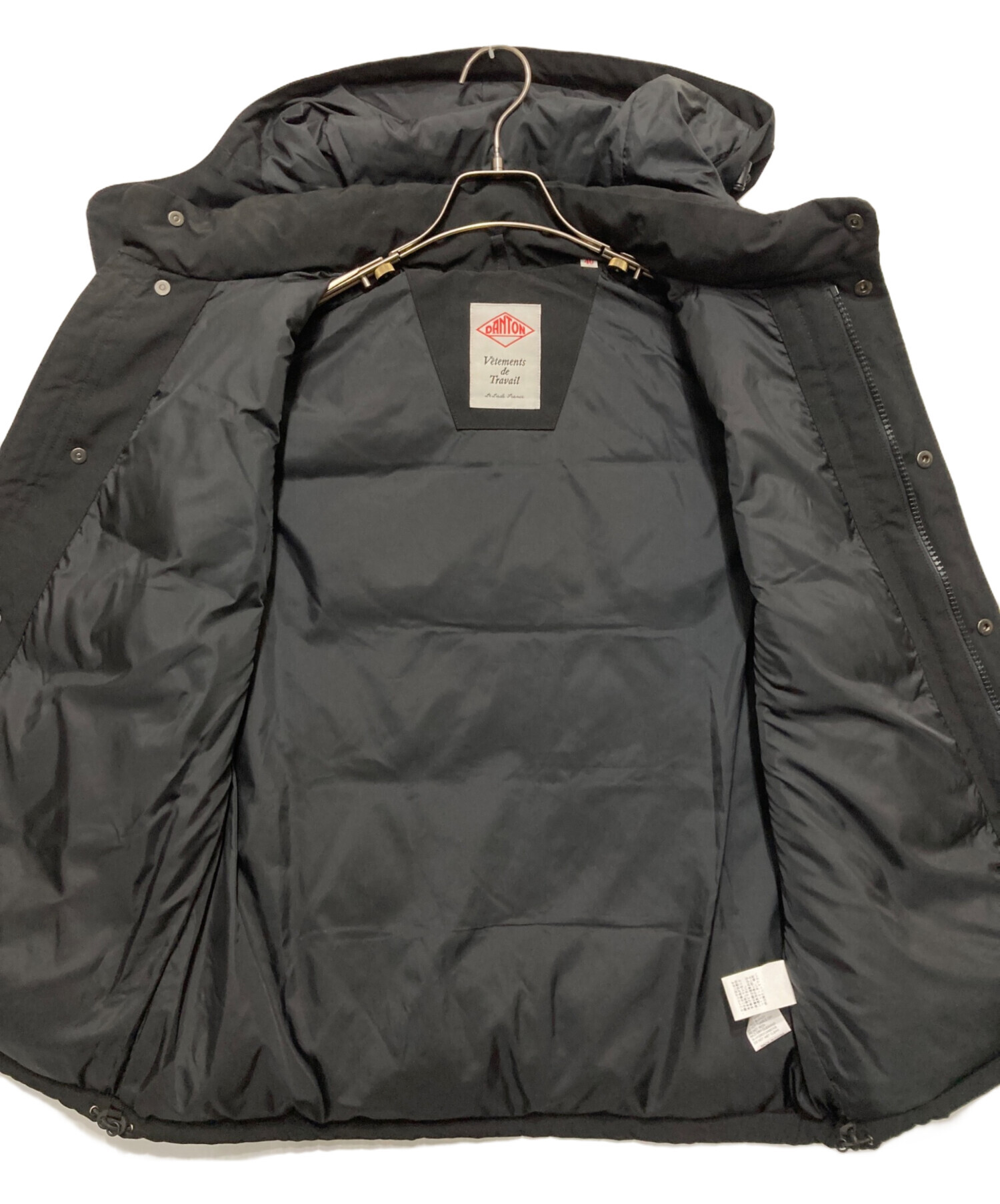 中古・古着通販】DANTON (ダントン) ダウンベスト ブラック サイズ 