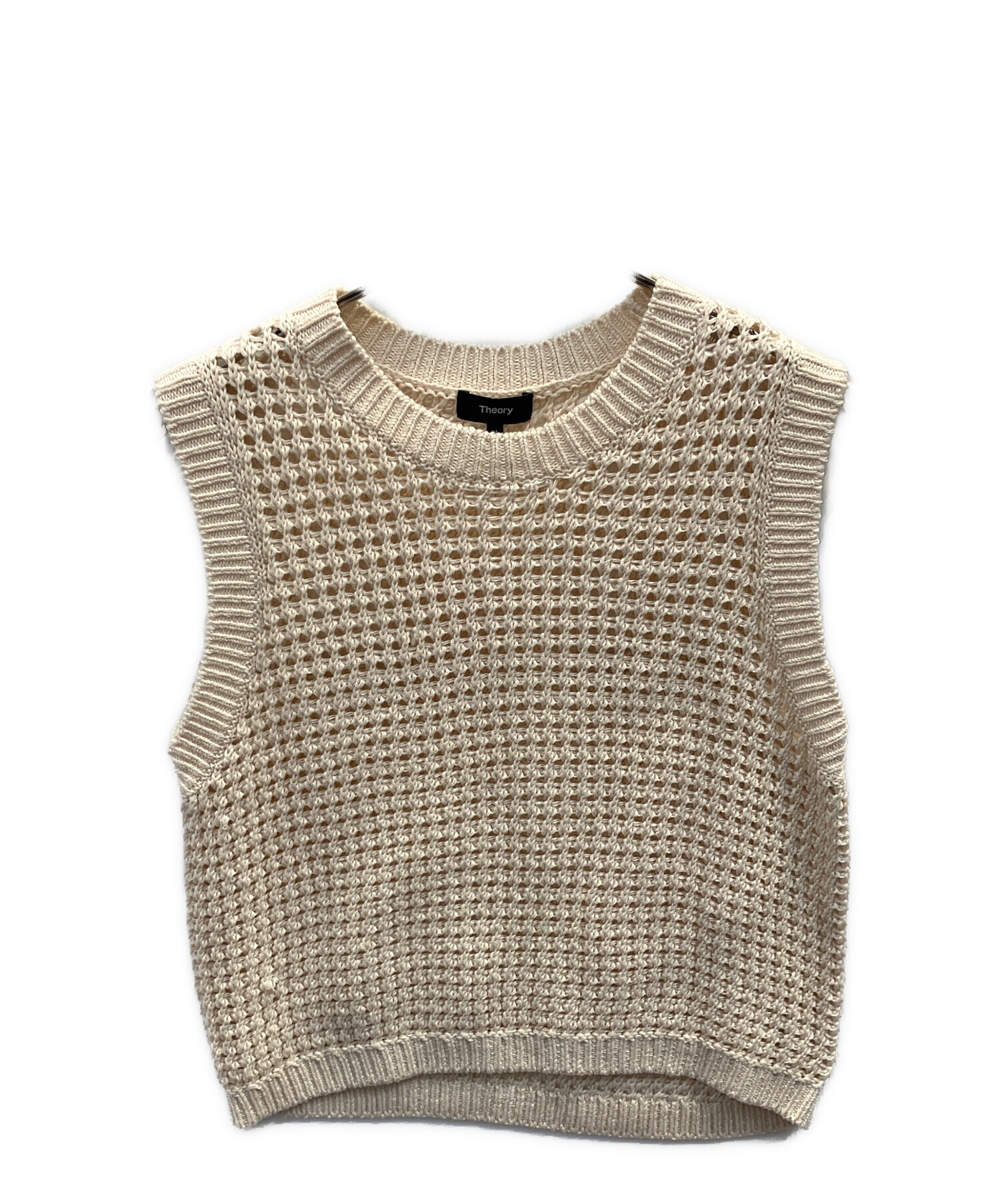 お値下げ　新品未使用　Theory アイボリー ベスト 中古・古着通販】theory (セオリー) Polished Twist Crew NK Vest