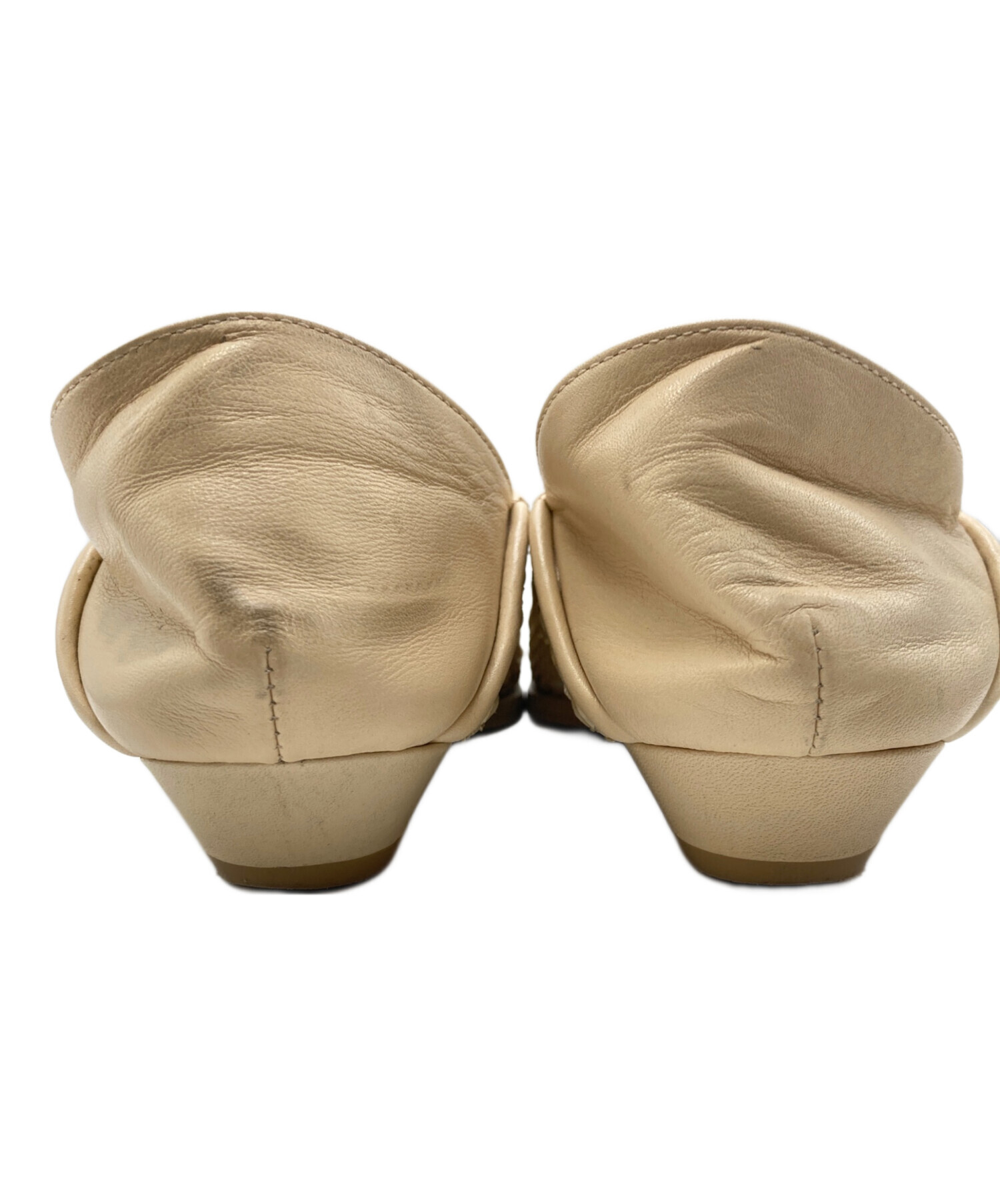 CLANE メッシュフラットシューズ 2way サイズ37 キャメル 中古・古着通販】CLANE (クラネ) 2WAYメッシュフラットシューズ