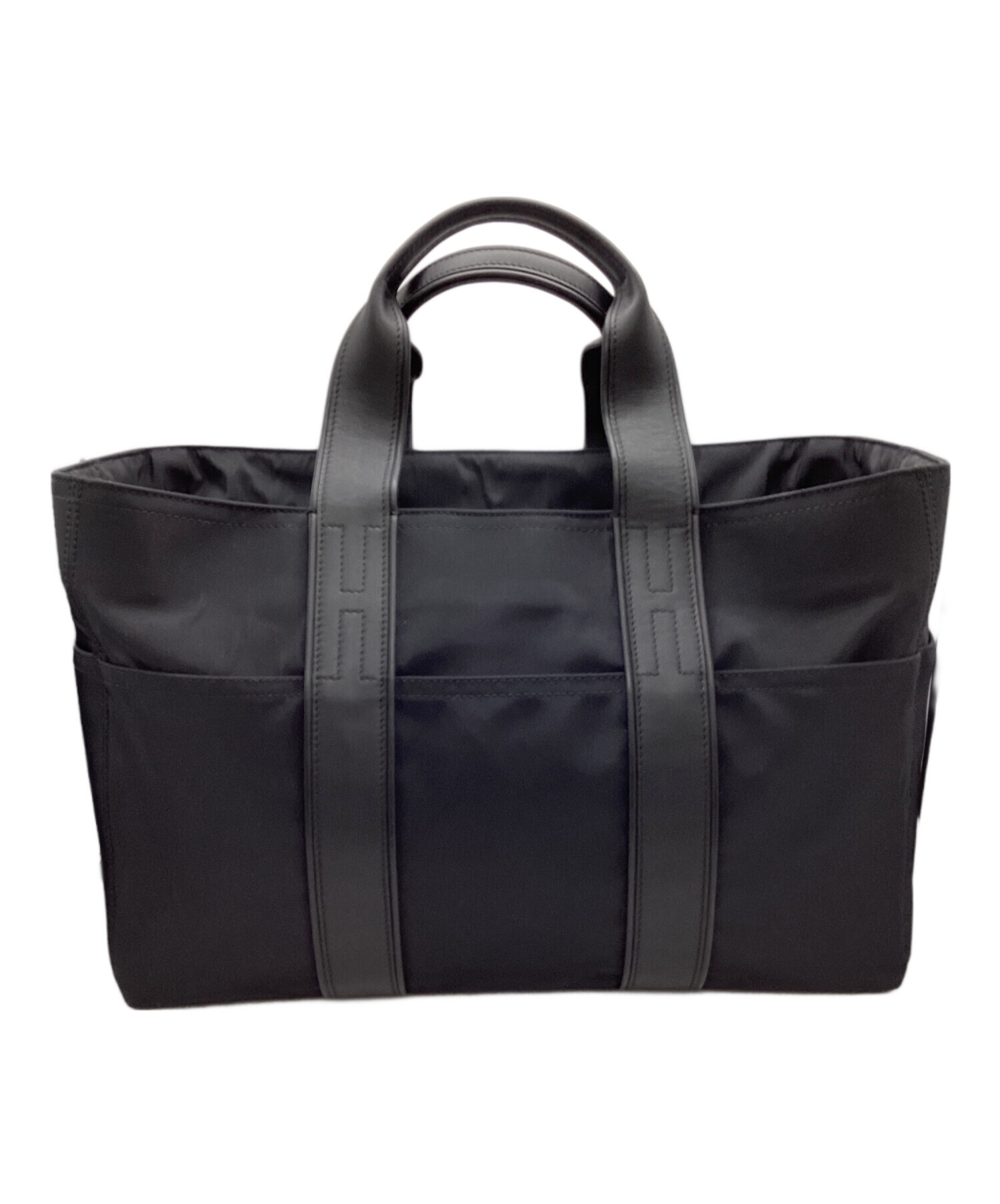 中古・古着通販】HERMES (エルメス) トートバッグ ブラック｜ブランド 