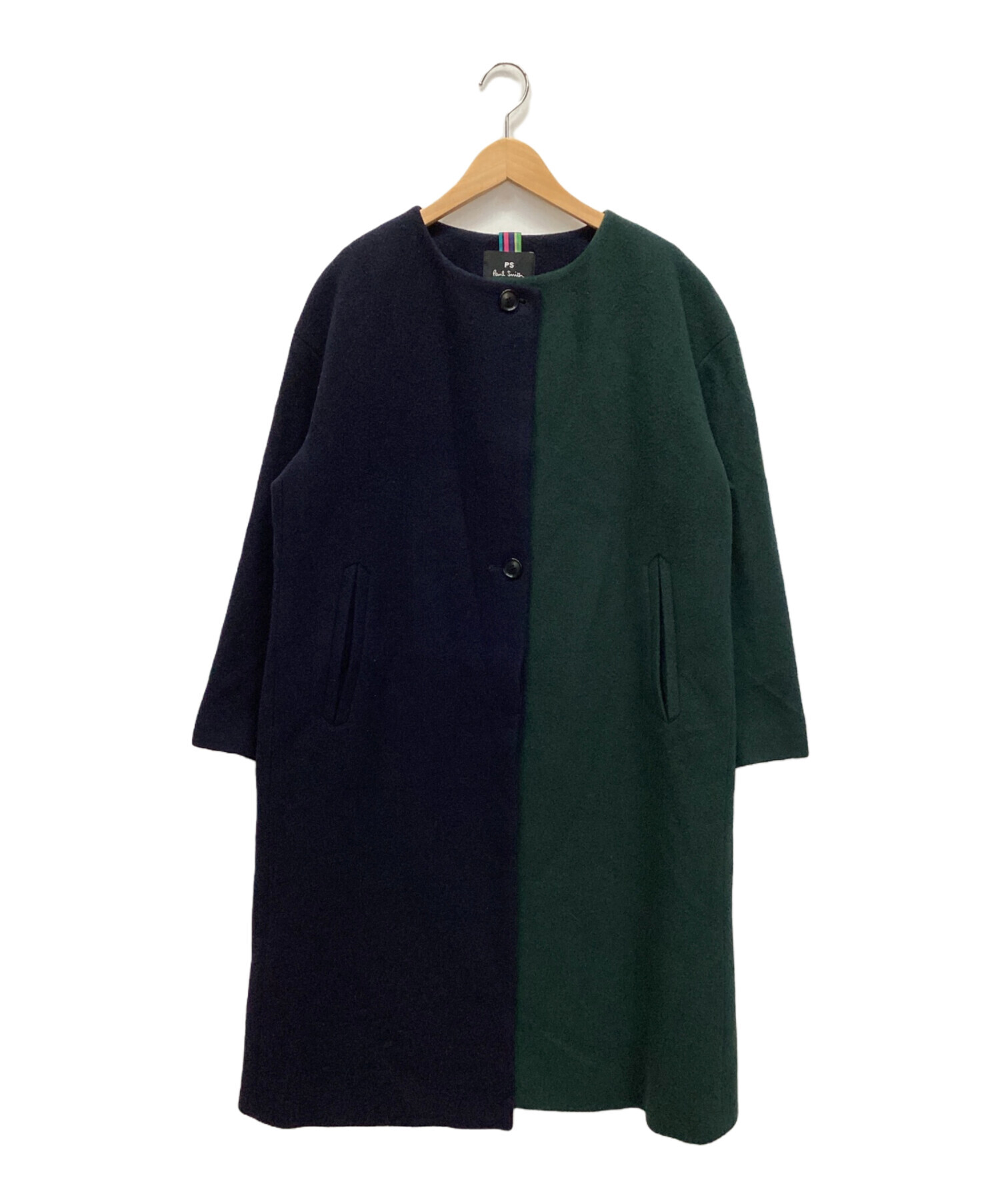 中古・古着通販】PS Paul Smith (PSポールスミス) バイカラーコート