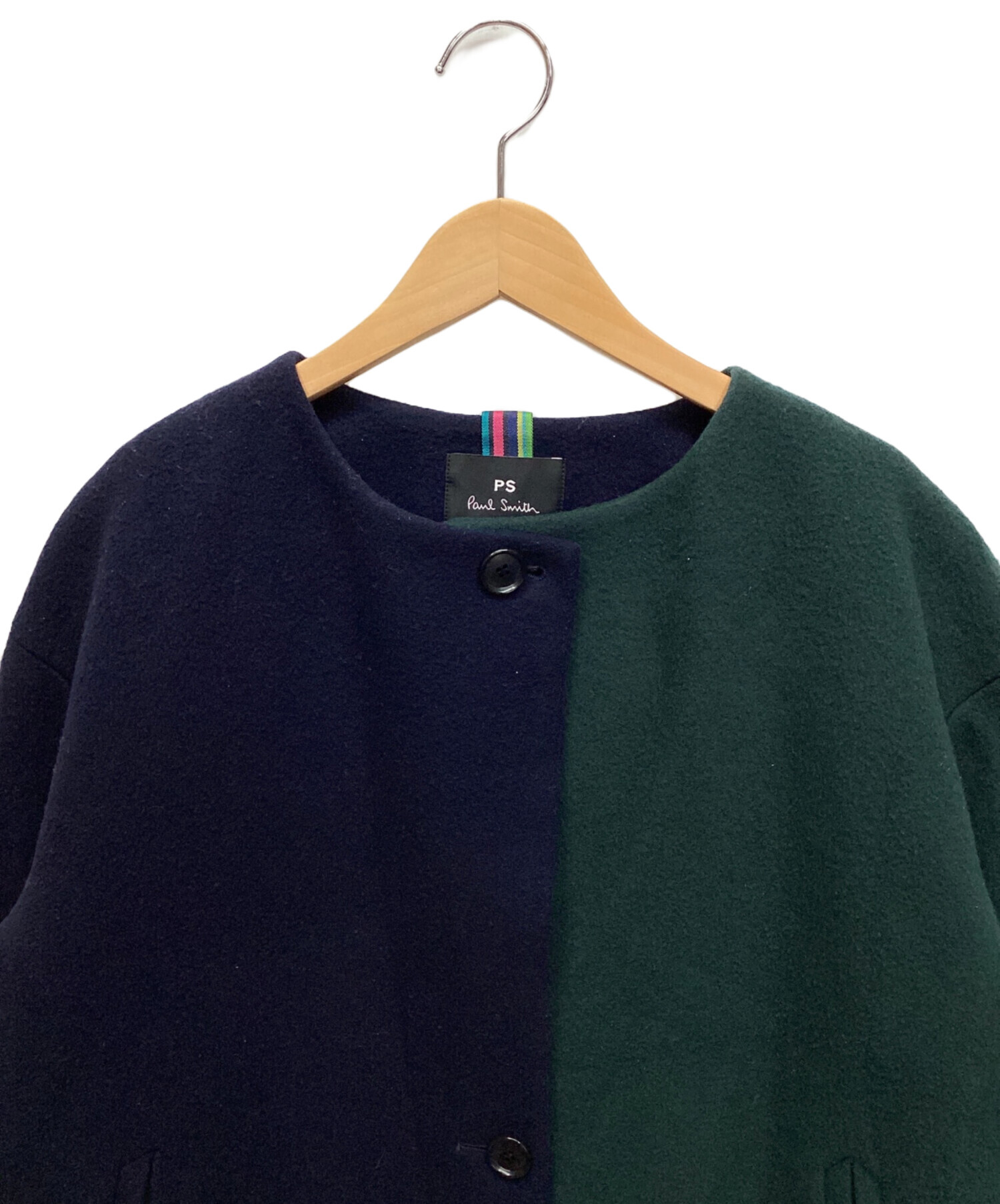 中古・古着通販】PS Paul Smith (PSポールスミス) バイカラーコート