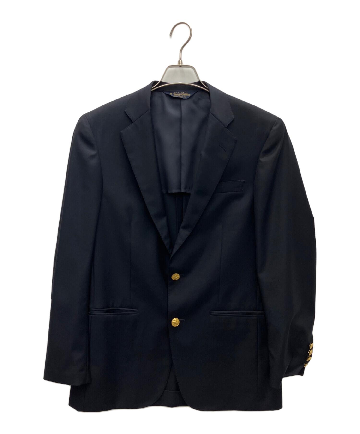 美品/L位】Brooks Brothers 346 紺ブレ 金ボタン 37SH BROOKS BROTHERS