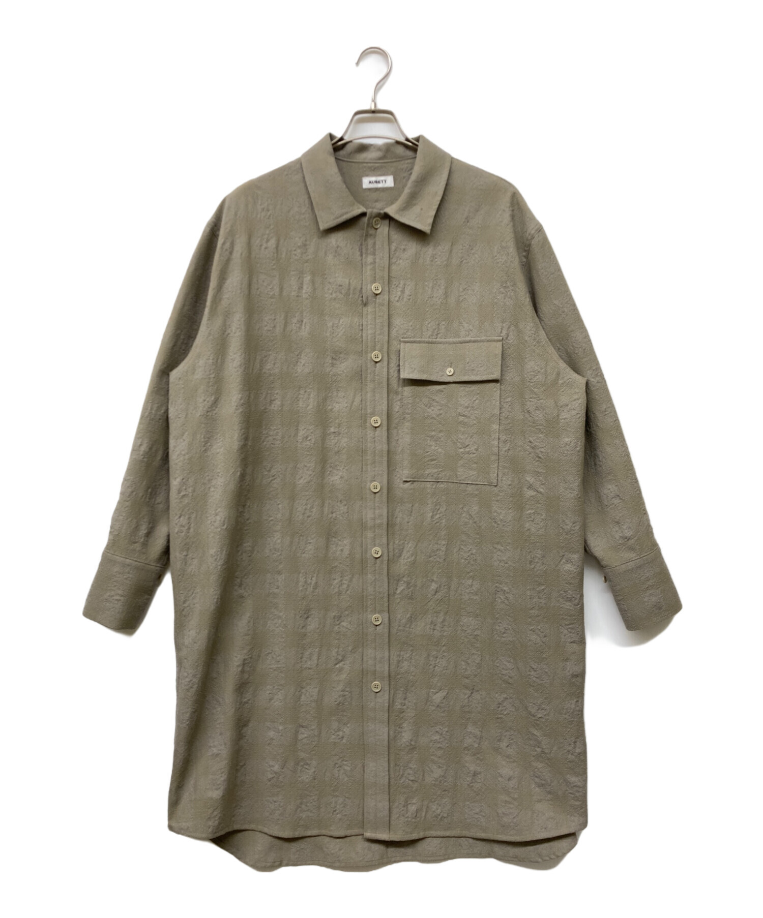 AUBETT シャツ 中古・古着通販】AUBETT (オーベット) CASANOVA＆CO 別注ロングシャツ