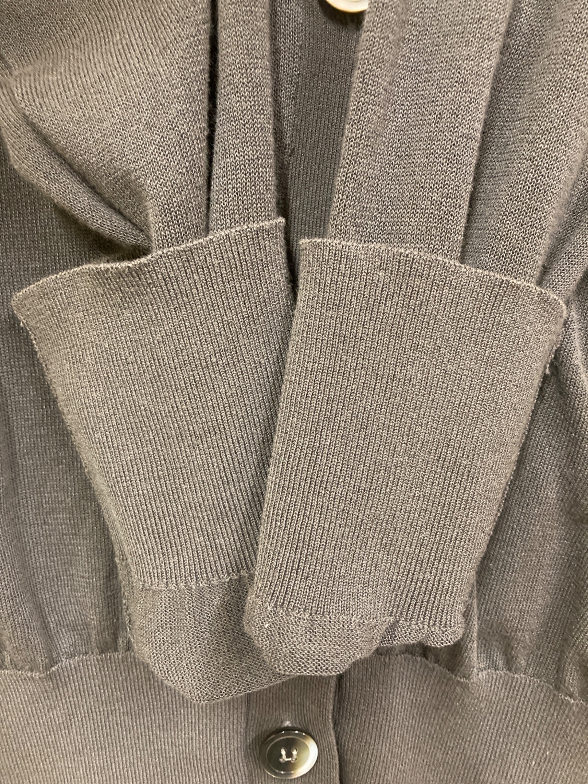 美品 24AW Whim Gazette ウィムガゼット 14Gロングカーディガン WGZ1041305A0002 サイズF グレー レディース 古着 中古 USED 14Gロングカーディガン | Whim Gazette(ウィム ガゼット)レディース