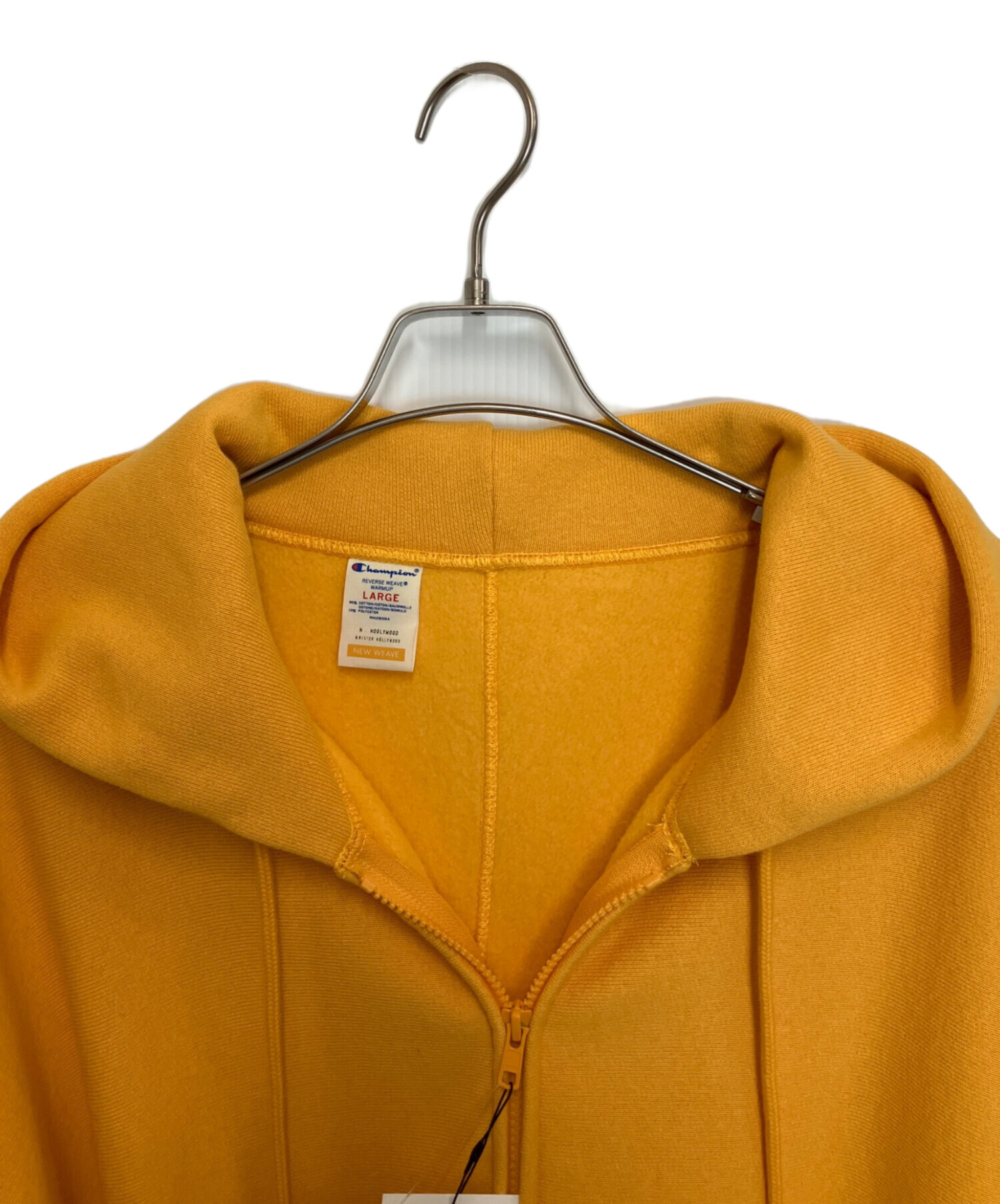 70's reverse weave オリジナルビンテージフーディ 黄色オレンジ 70's