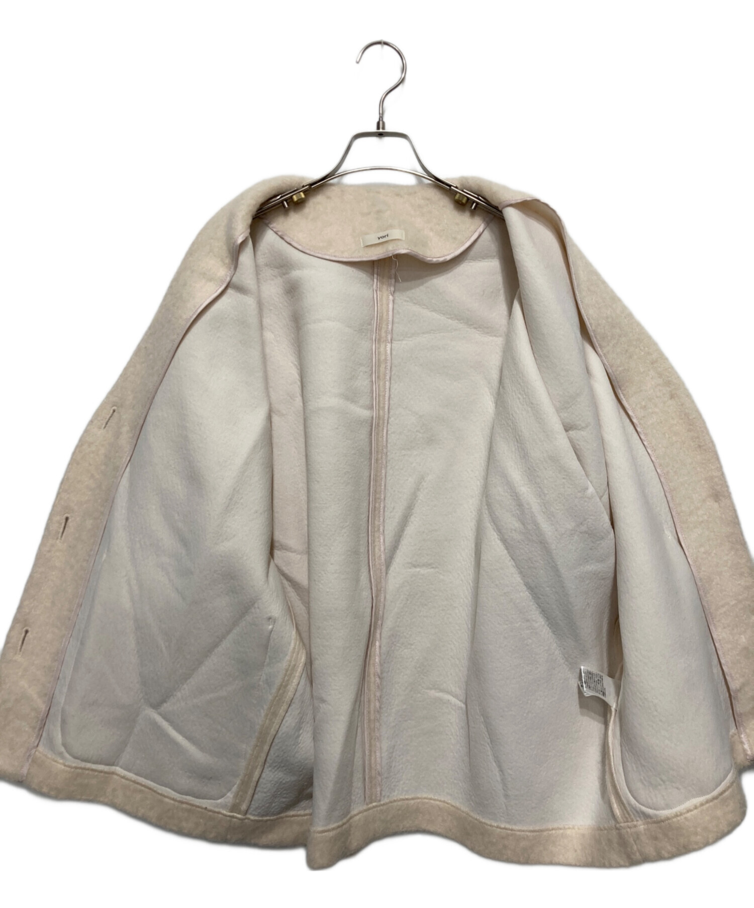 中古・古着通販】yori (ヨリ) ウールモヘアシャギージャケット