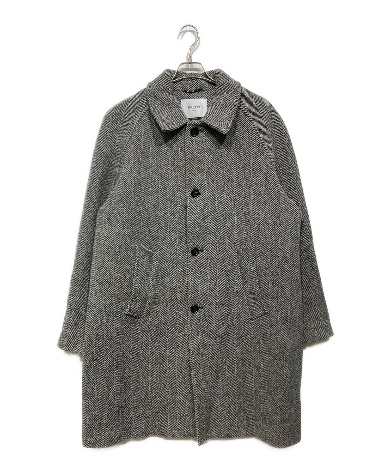 中古・古着通販】PALTO (パルト) バルマカーンヘリンボーンコート