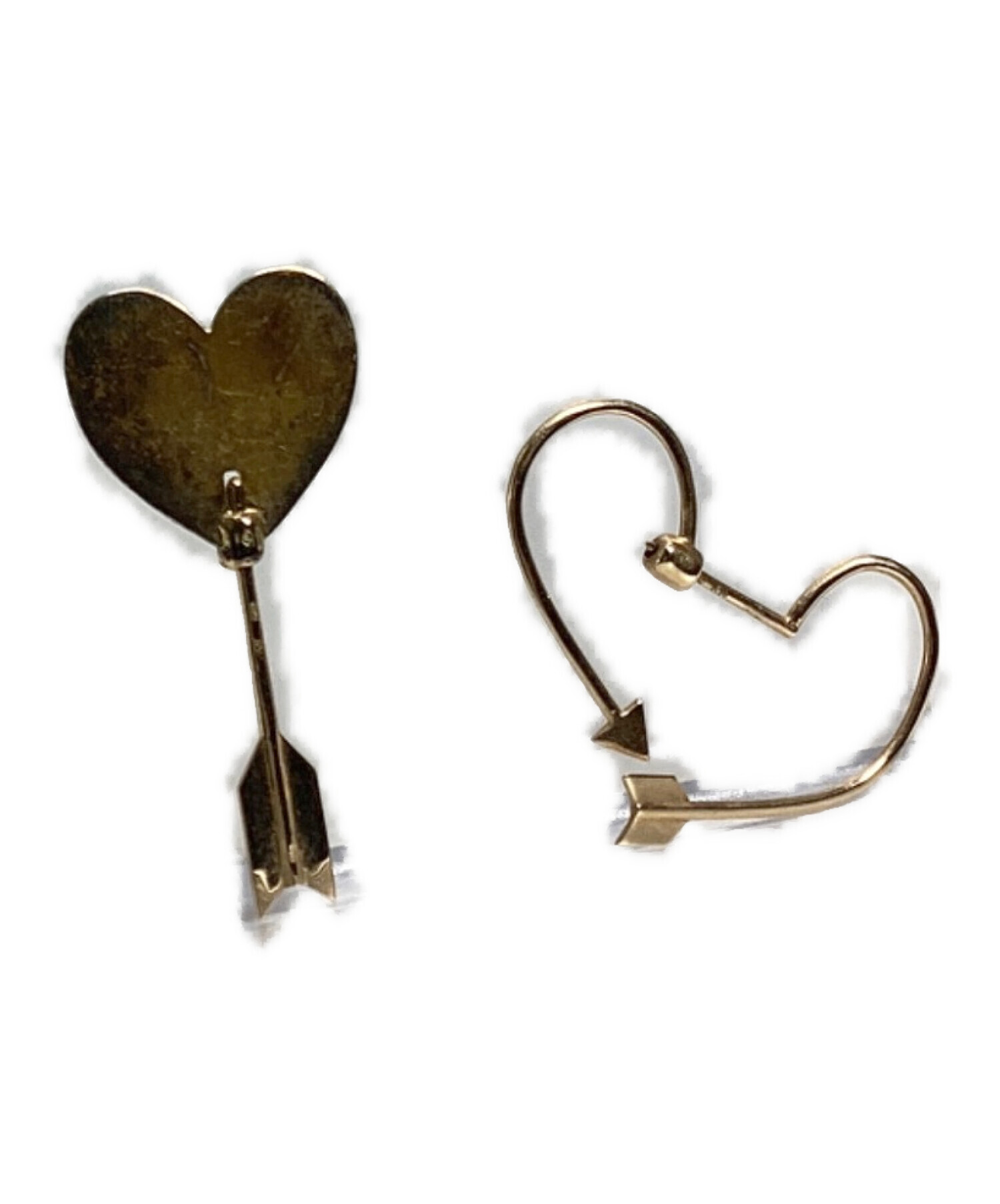 アクセサリー enasoluna Cupid pierced 中古・古着通販】Enasoluna (エナソルーナ) Arrow heart earring&cupid