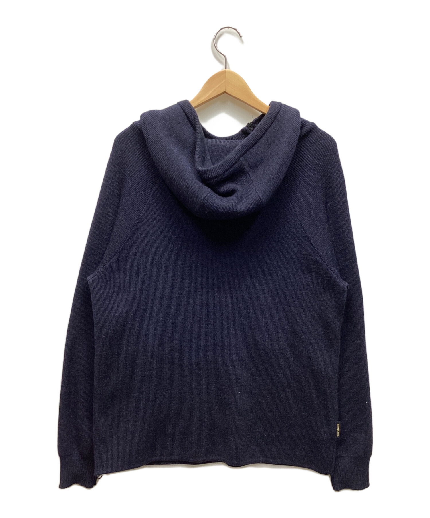 中古・古着通販】narifuri (ナリフリ) Knit pull breaker ネイビー 