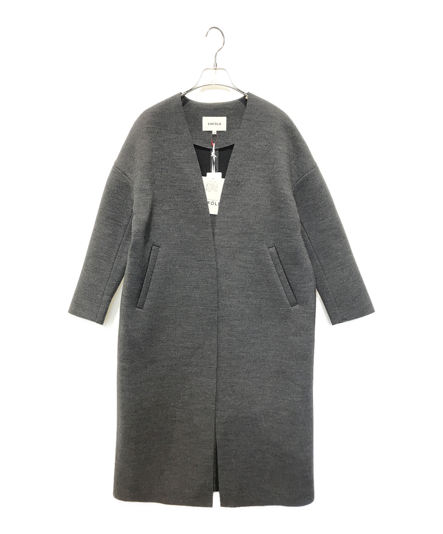 中古・古着通販】ENFOLD (エンフォルド) ウールボンディングコート