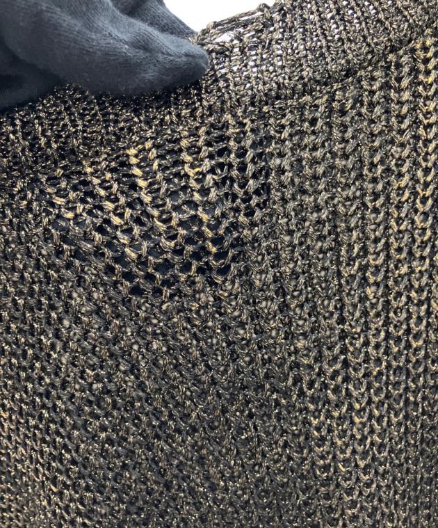 中古・古着通販】NOUNLESS (ナウンレス) SHINY FOIL GRUNGE KNIT