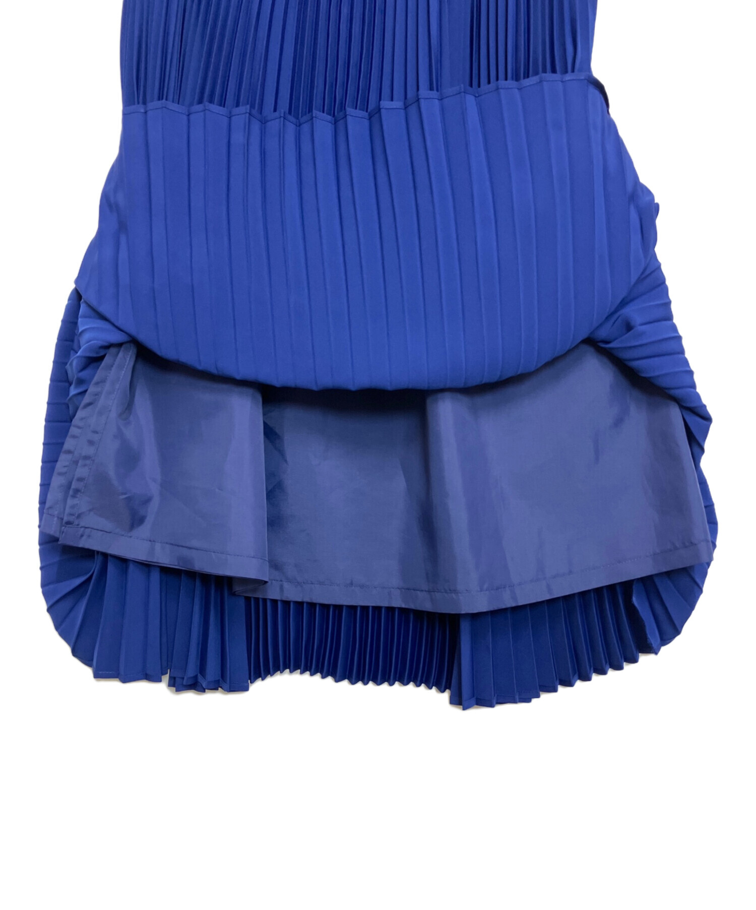 中古・古着通販】HYKE (ハイク) プリーツスカート ブルー サイズ:2