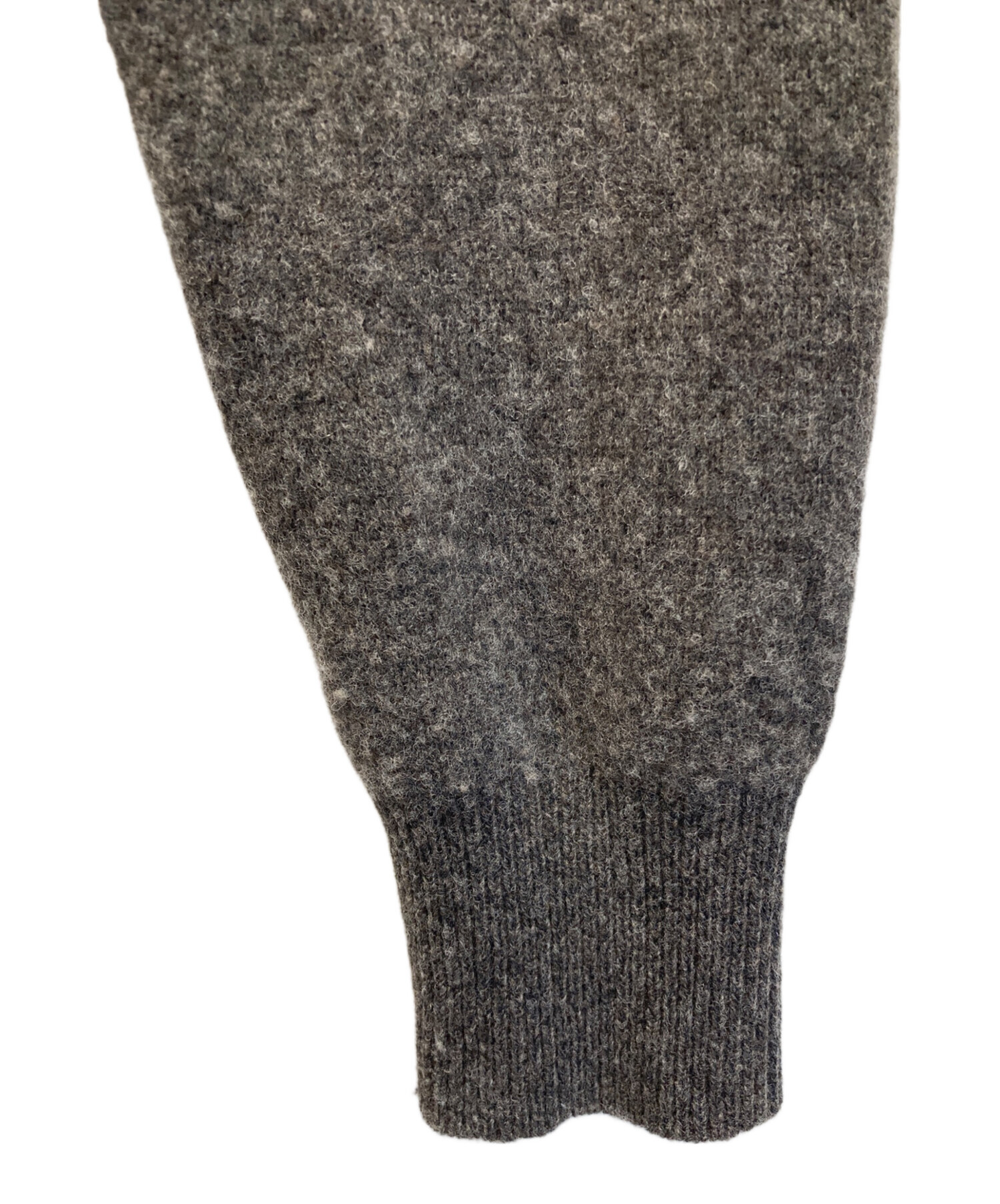 中古・古着通販】CLANE (クラネ) ARRANGE KNIT TOPS グレー サイズ:1