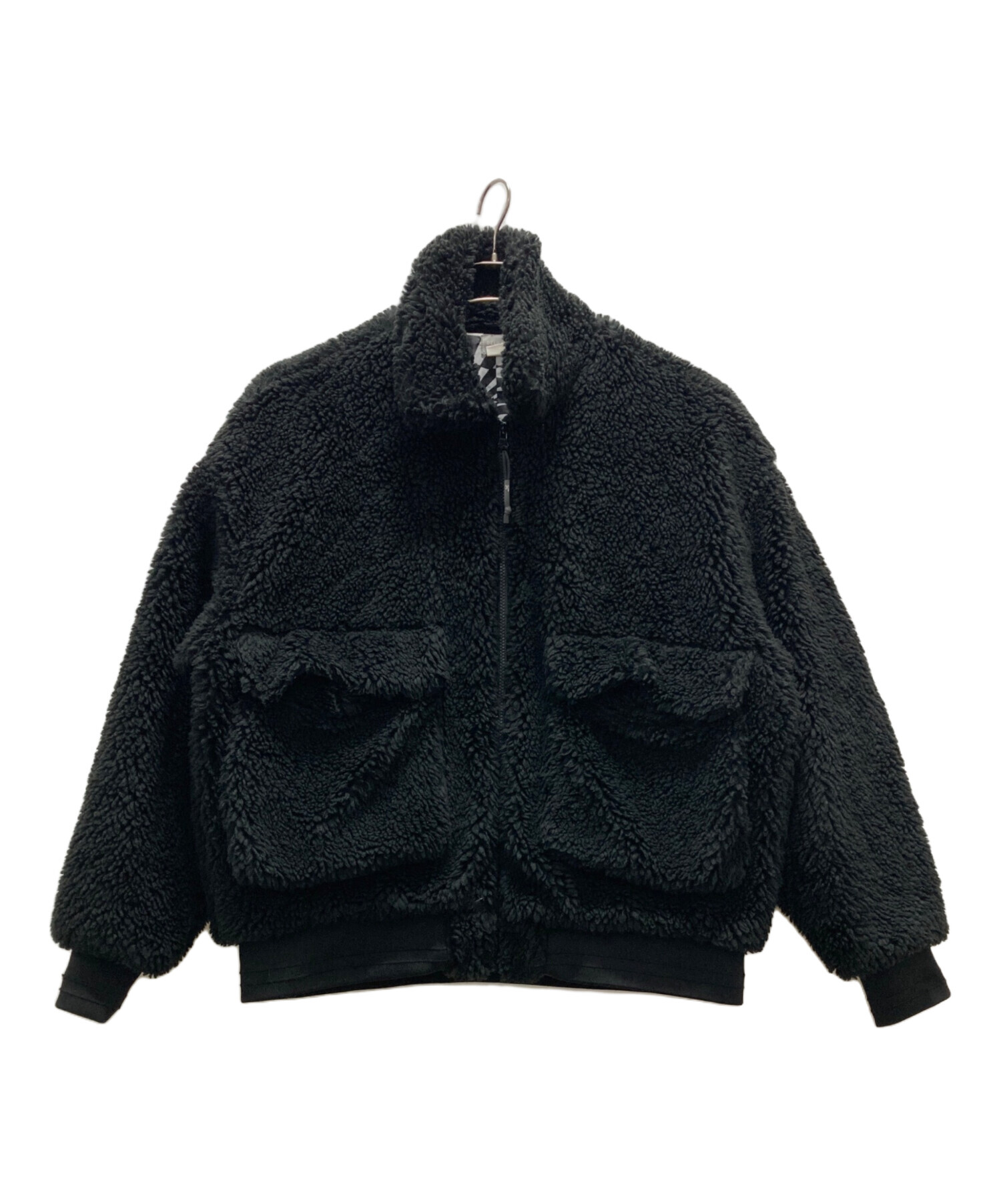 中古・古着通販】Deluxe (デラックス) ボアジャケット ブラック サイズ 