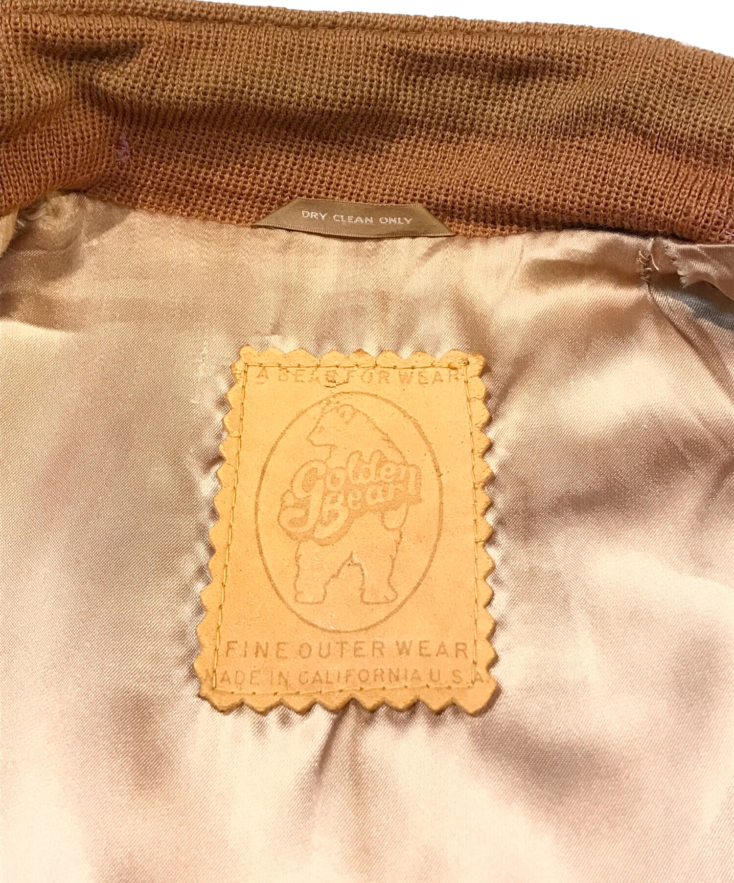 中古・古着通販】Golden Bear (ゴールデンベア) レザージャケット