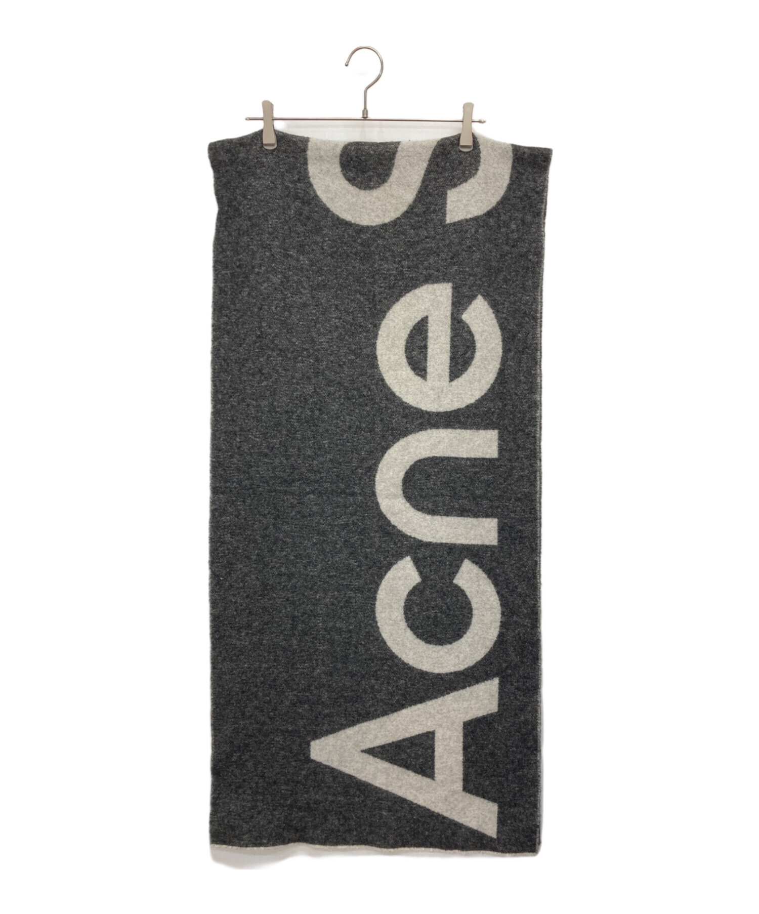 【新品】Acne Studios ロゴジャカードスカーフ 中古・古着通販】ACNE STUDIOS (アクネ ストゥディオス) ロゴジャ