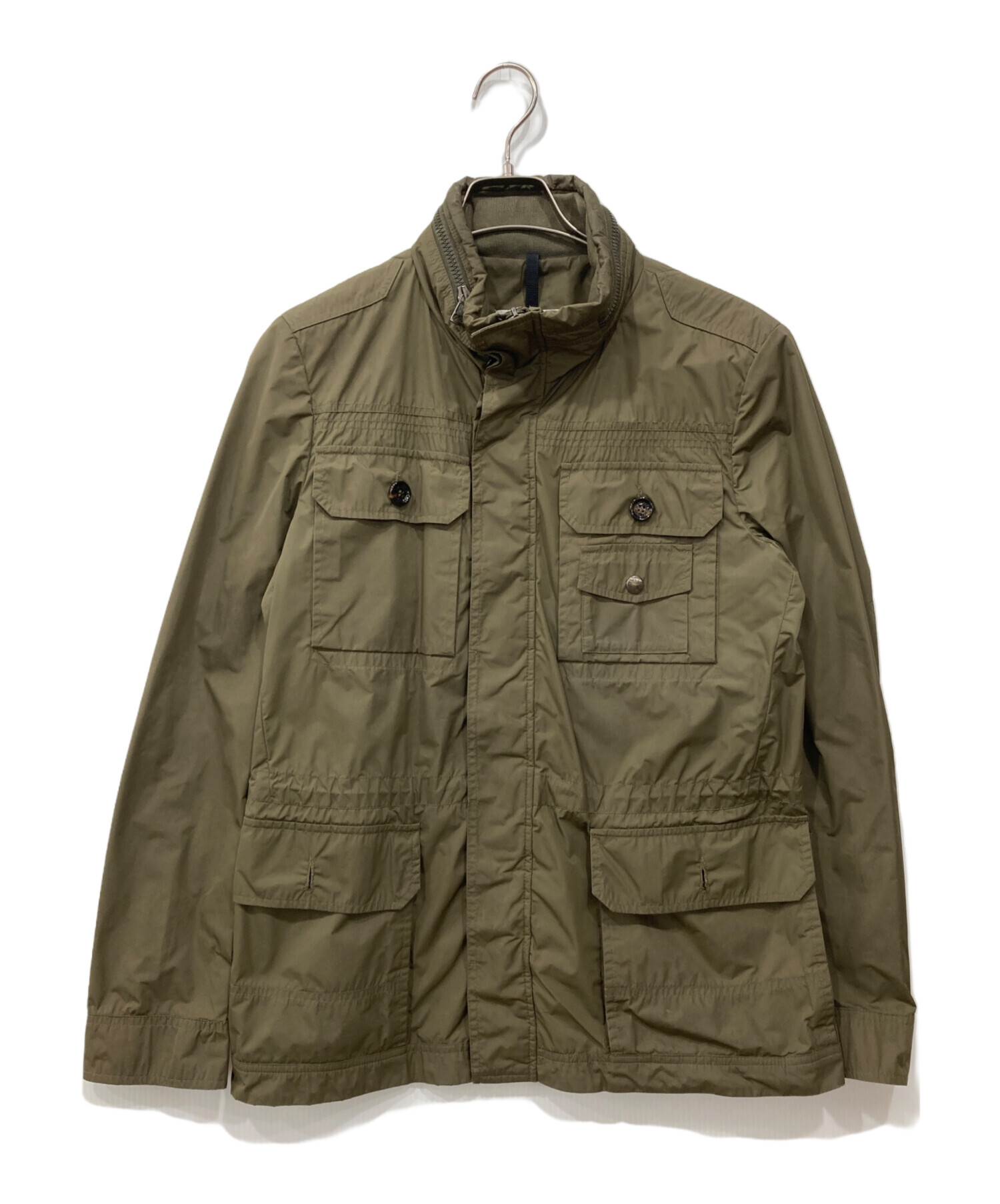 MONCLER ナイロンジャケット　サイズ4 中古・古着通販】MONCLER (モンクレール) ナイロンジャケット カーキ