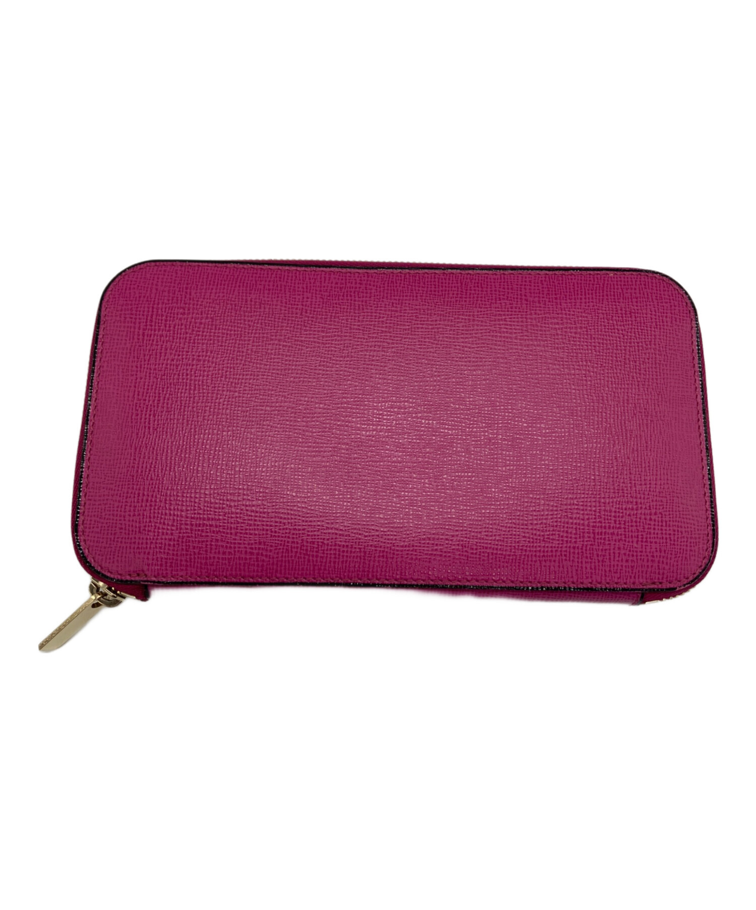 Valextra ピンク 長財布 中古・古着通販】Valextra (ヴァレクストラ) ラウンドジップ 12カード